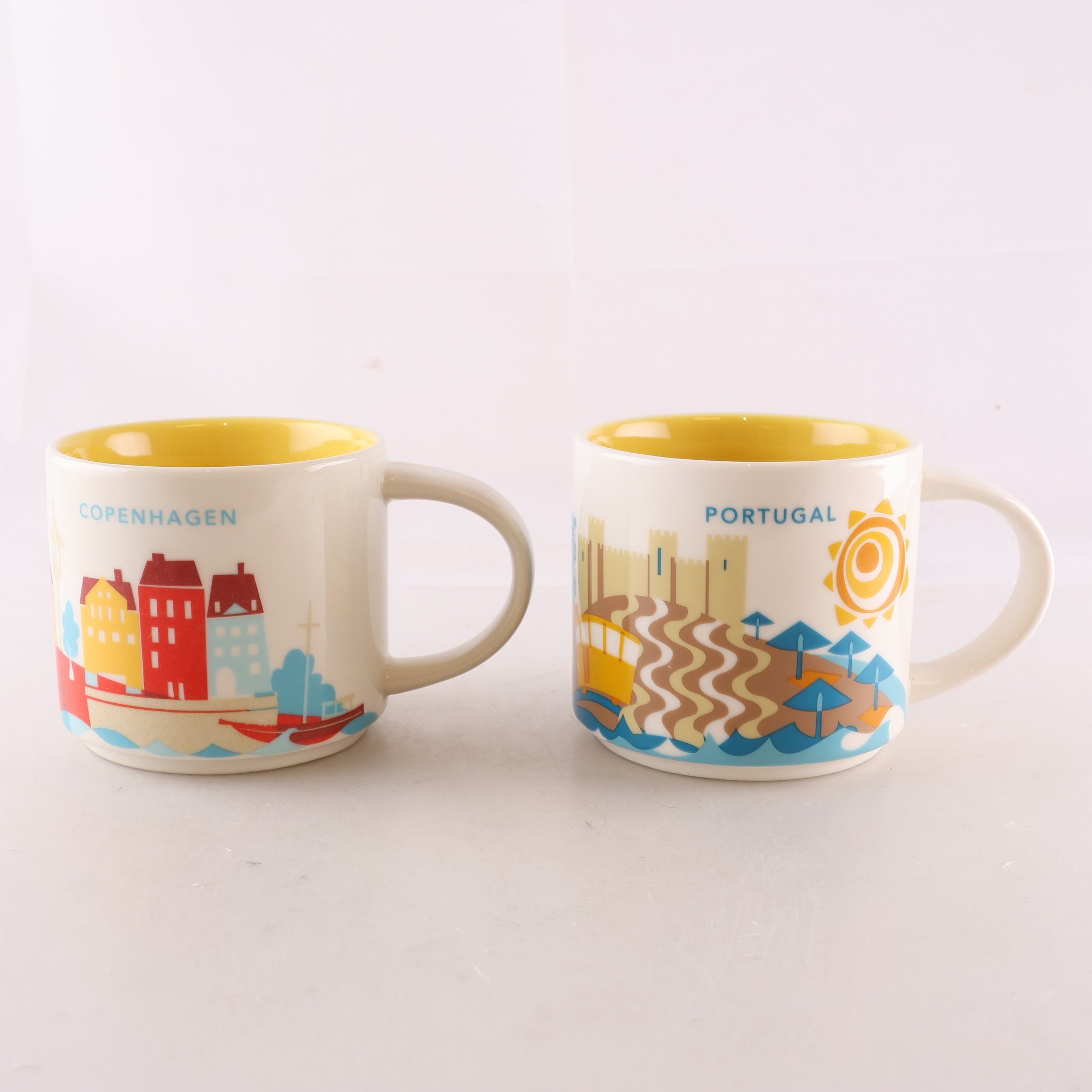 Muggar, Starbucks, you are here, Portugal & copenhagen