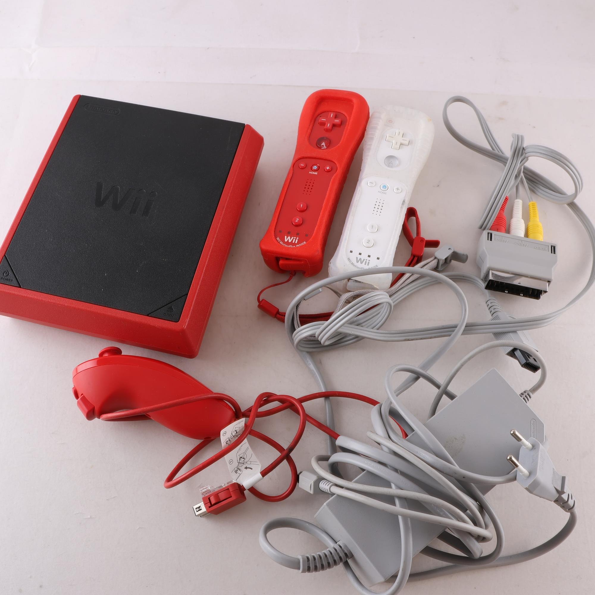 Spel, Nintendo, Wii, rött.