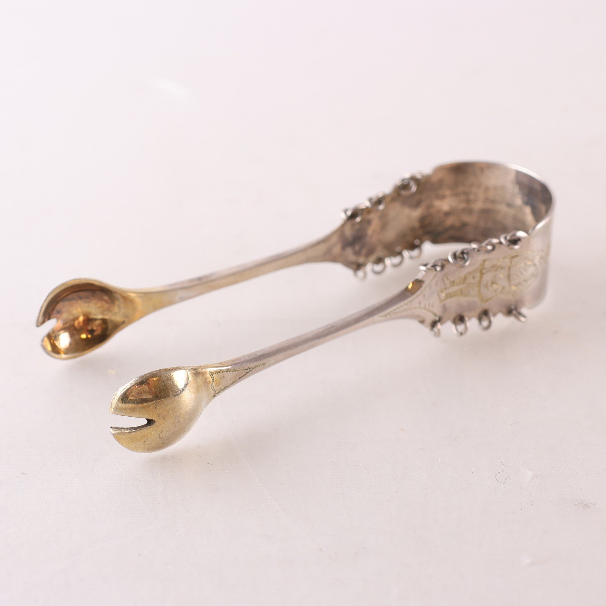 tång, Silver, Samehanverk, stämplad kattfot, S