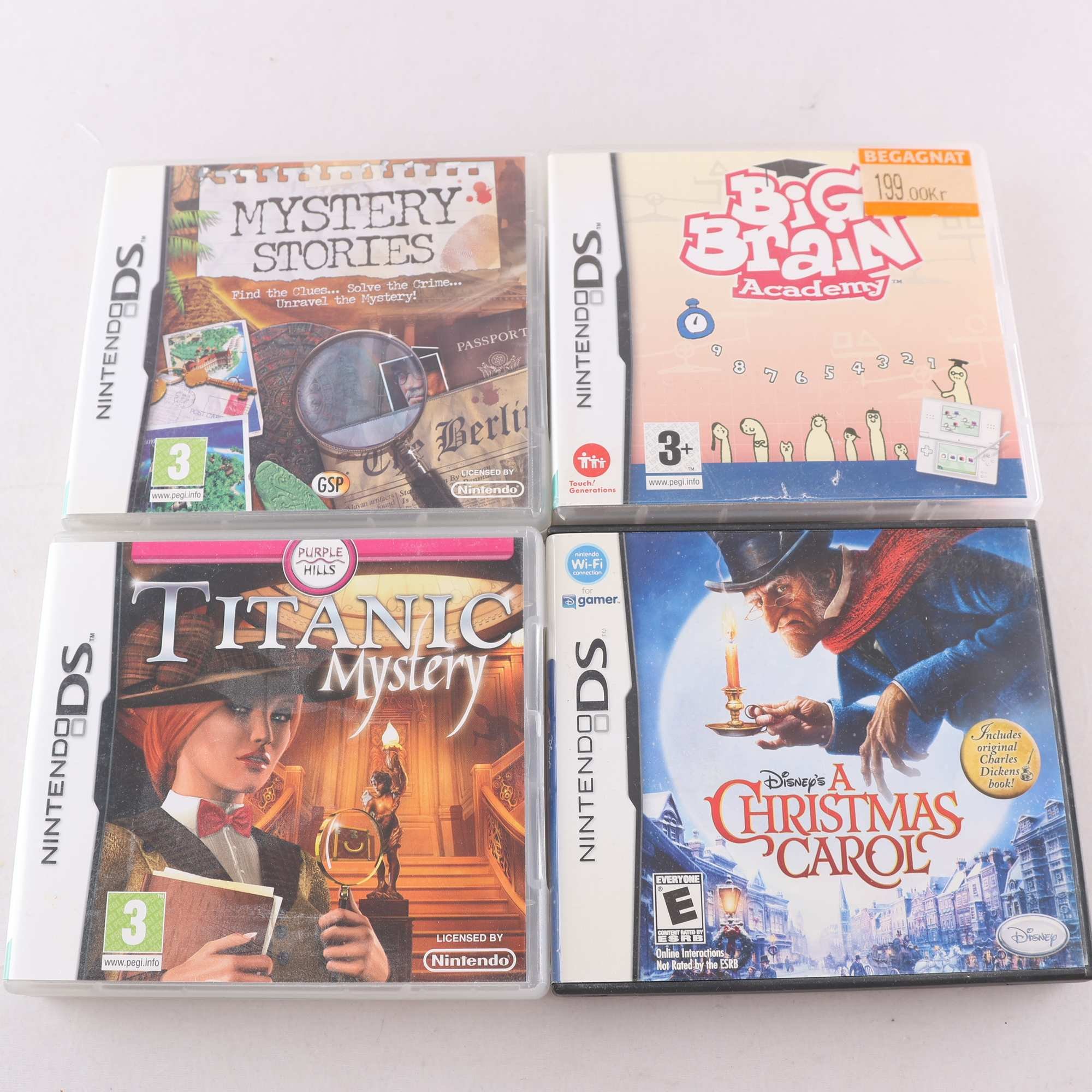 Spel, Nintendo DS, 4 st