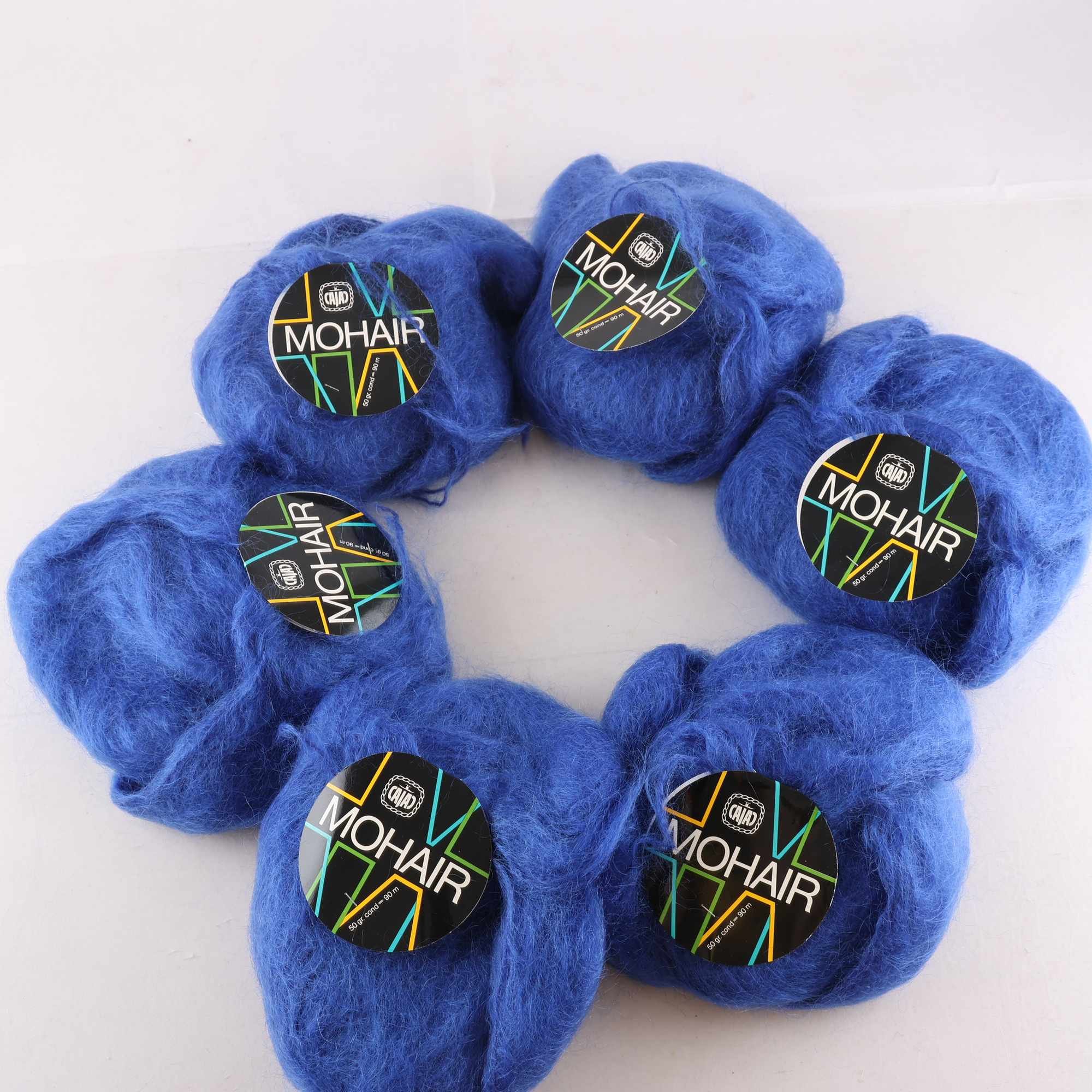 Garn, Cajad Mohair, mohair- & ullblandning