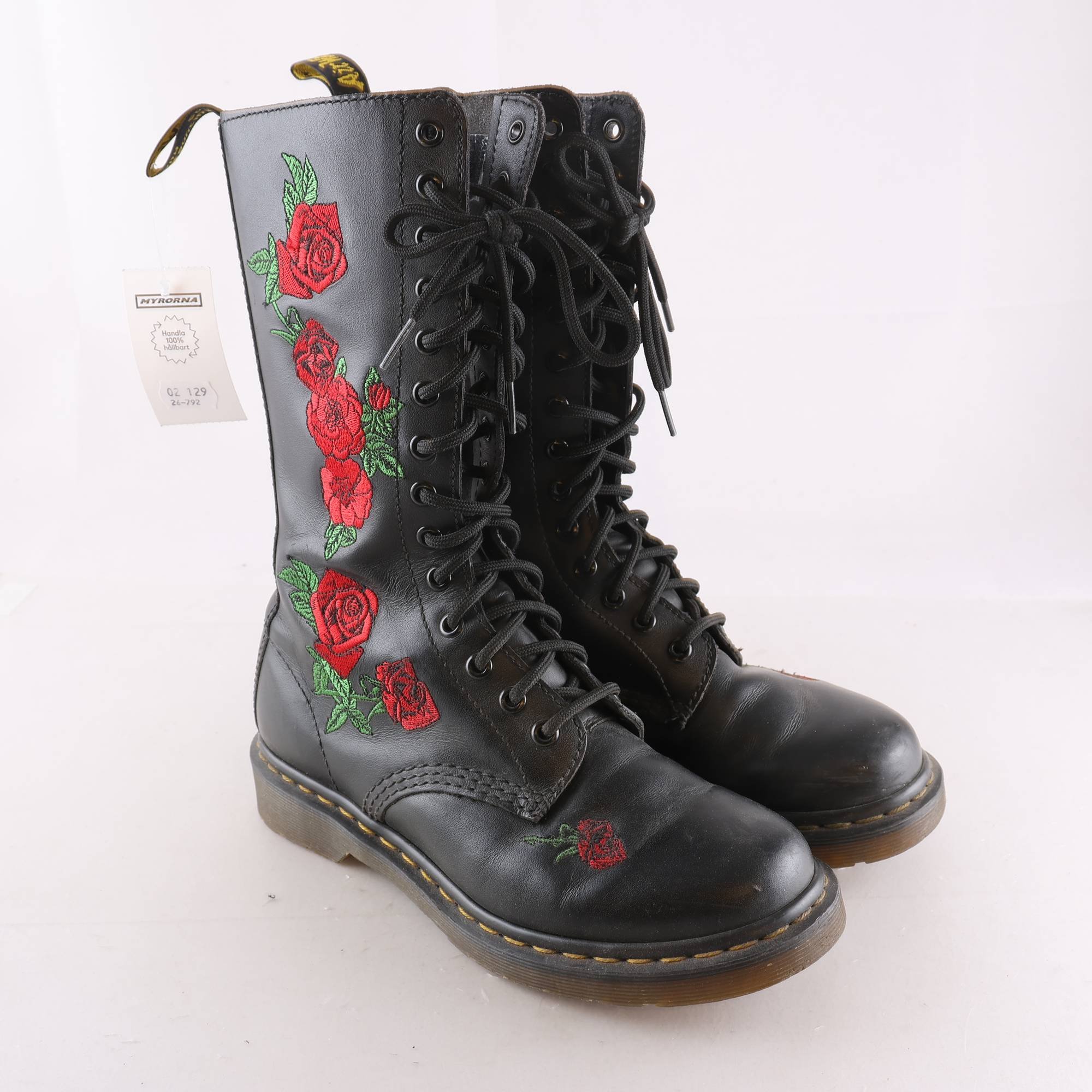 Kängor. Dr. Martens, läder, stl. 38