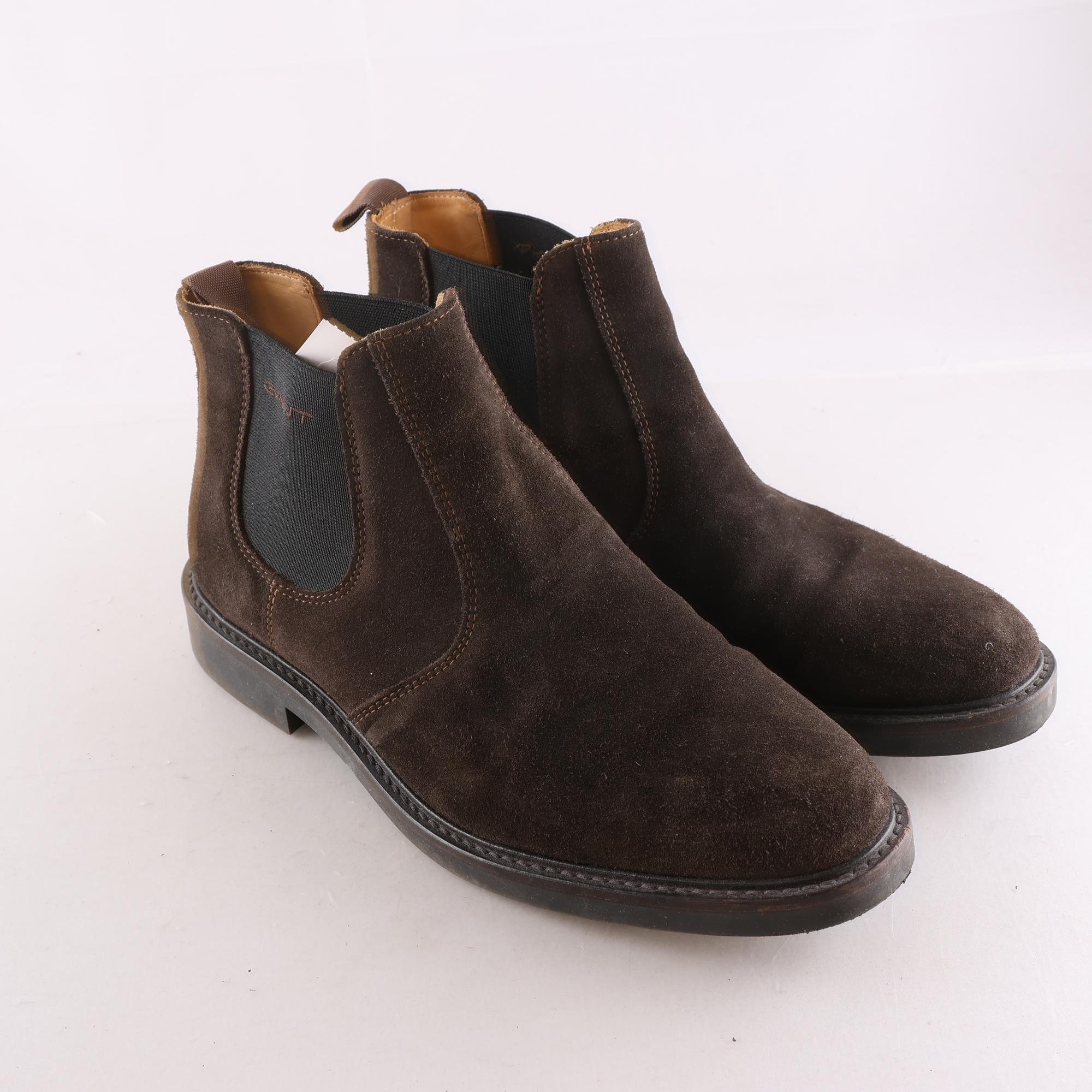 Boots, Gant, läder, stl. 41