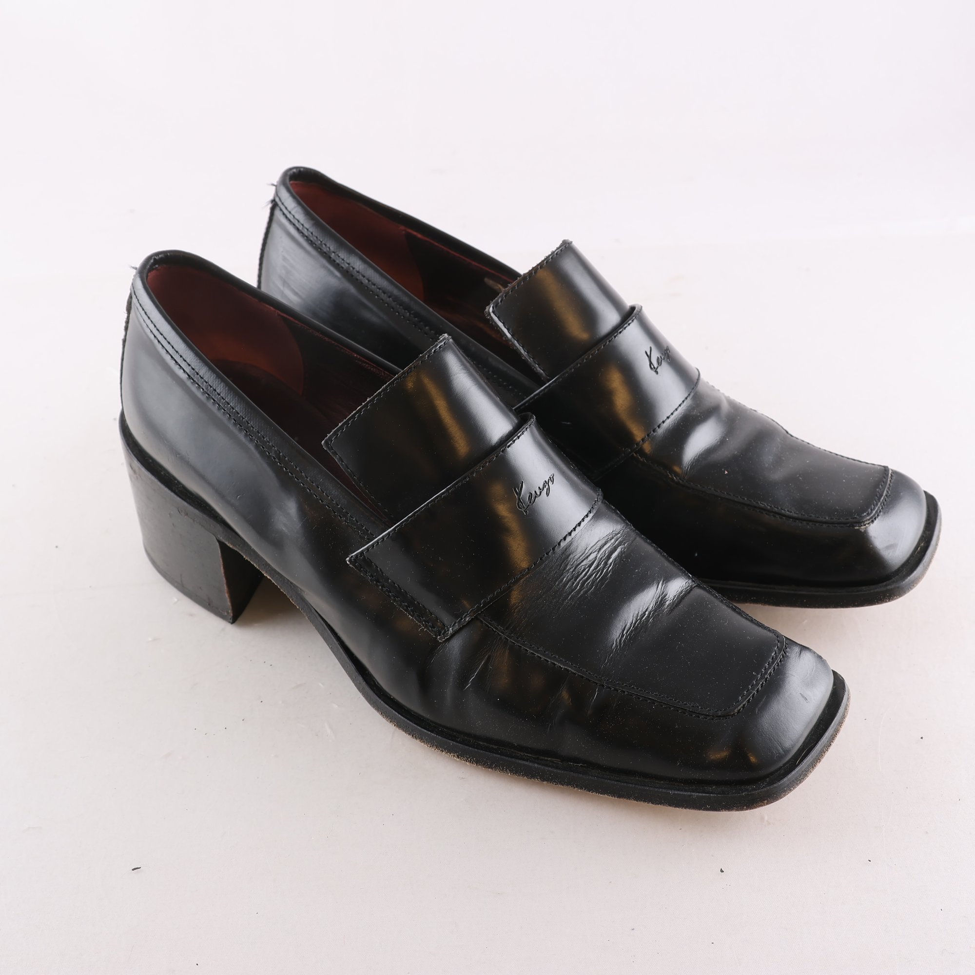 Loafers, Kenzo, läder, stl. 39