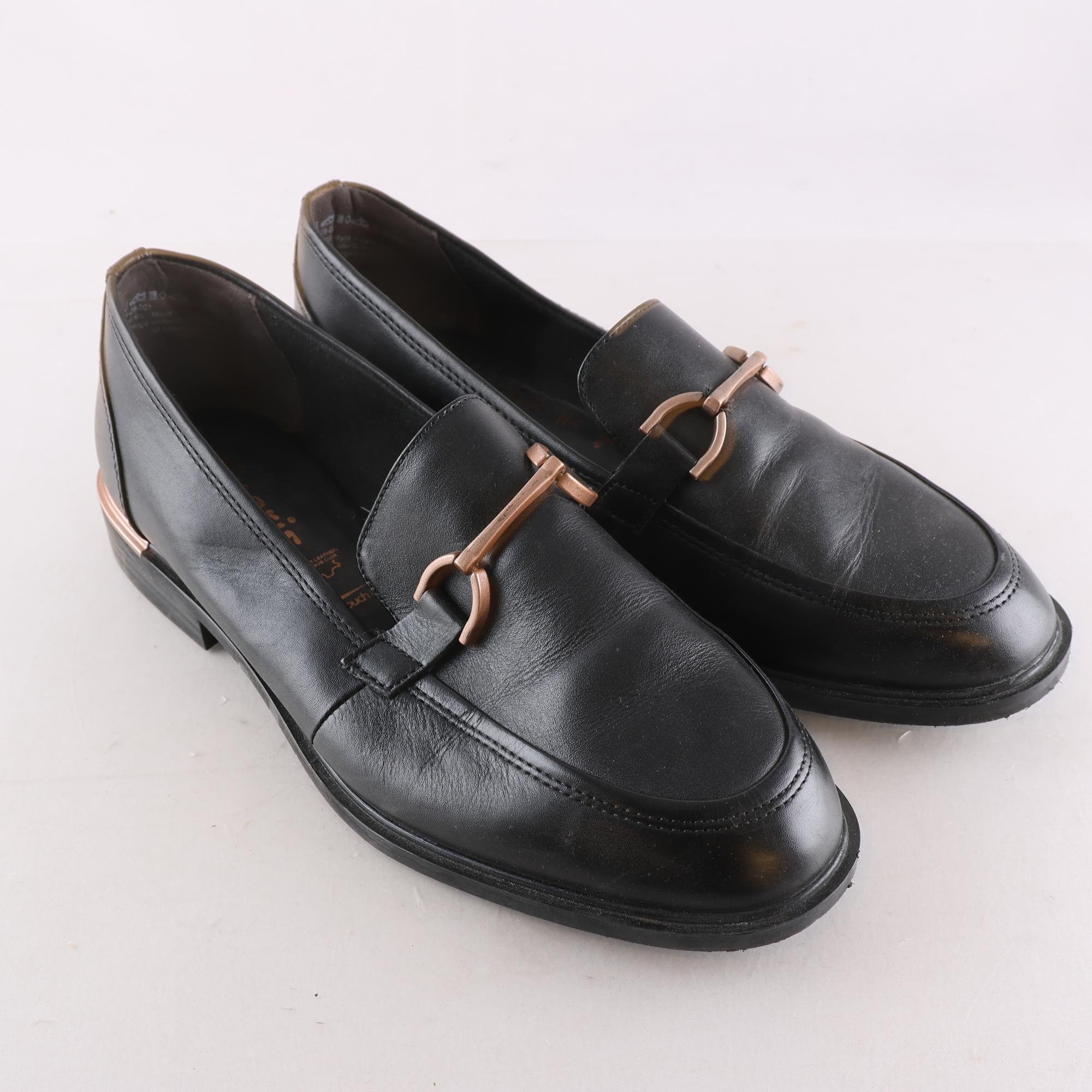 Loafers, Tamaris, läder, stl. 39