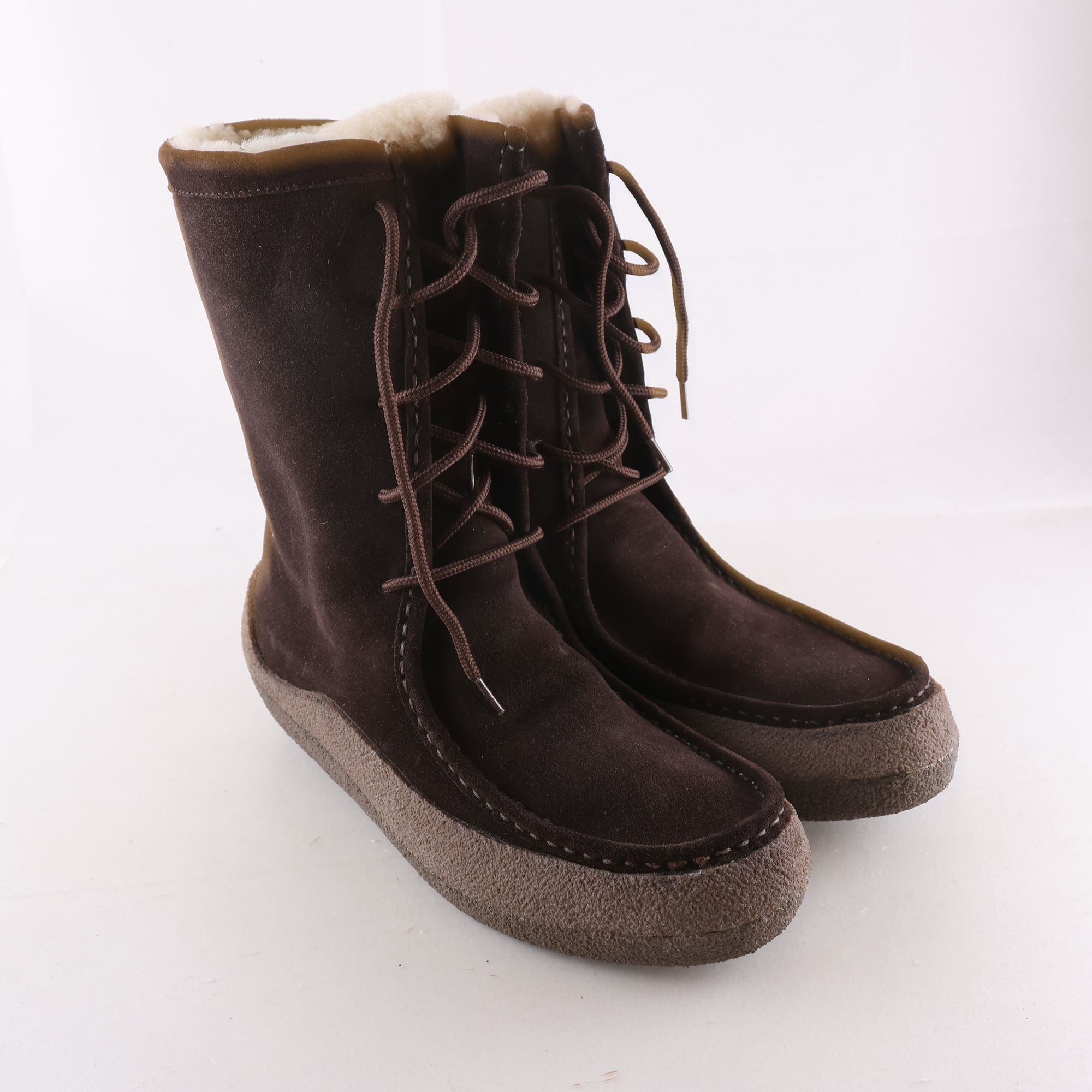 Stövlar, Clarks, läder, stl. 42