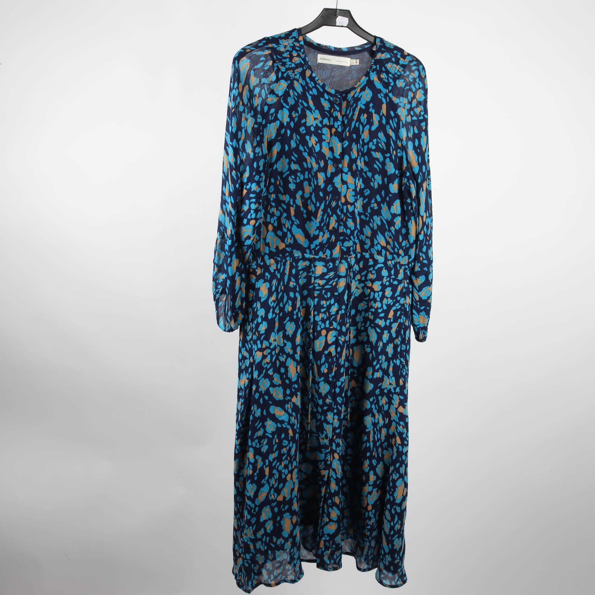 Klänning, InWear, blå, mönstrad, stl. 36