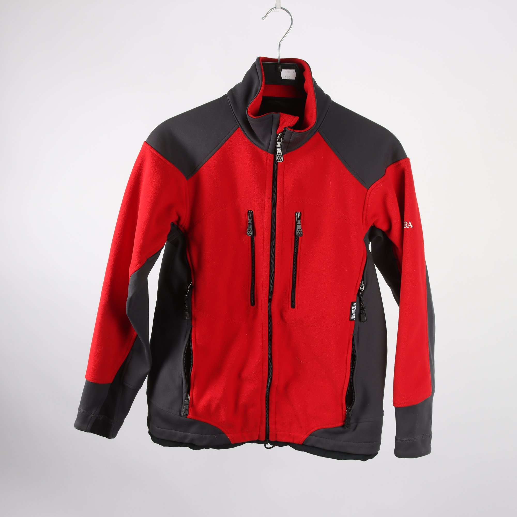 Fritidsjacka, Tierra, röd, grå, stl. M