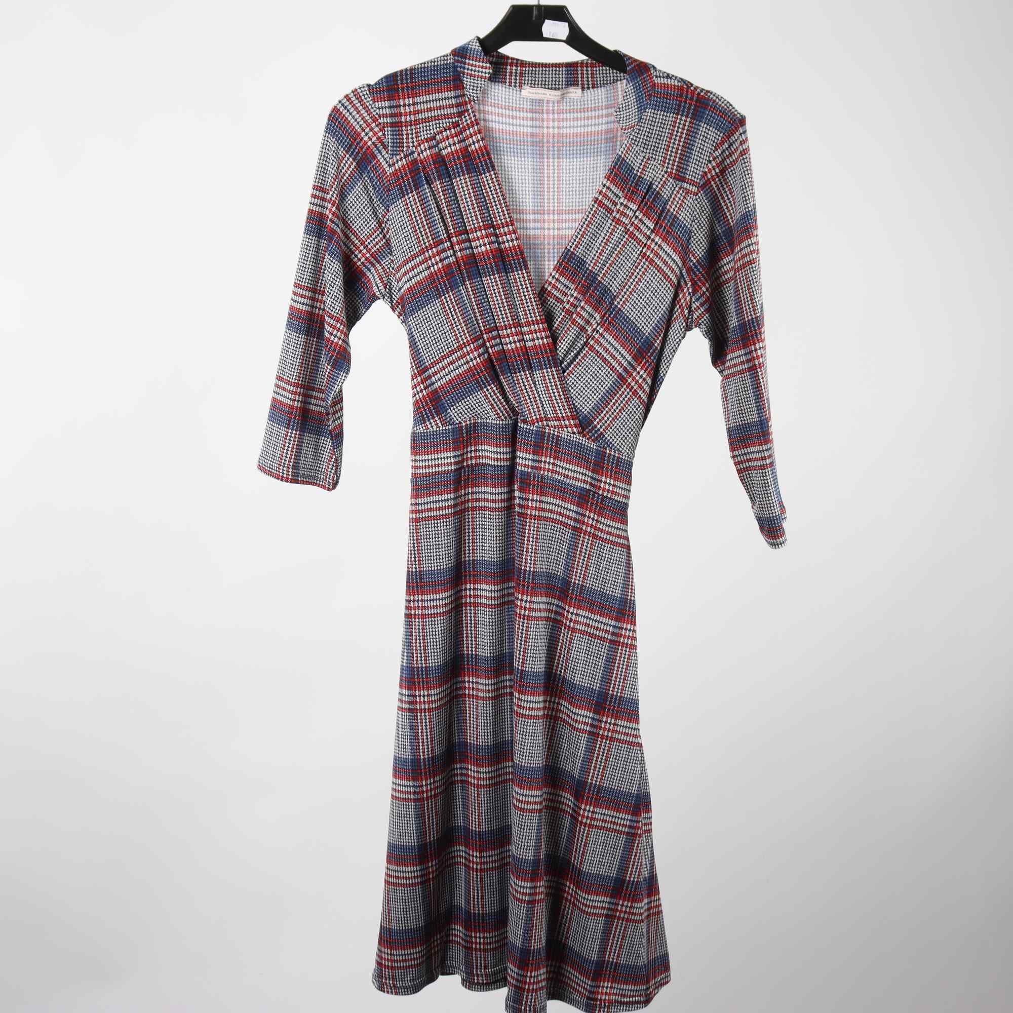 Klänning, Stockholms Klänningsfabrik, mönstrad, stl. T3 (L)