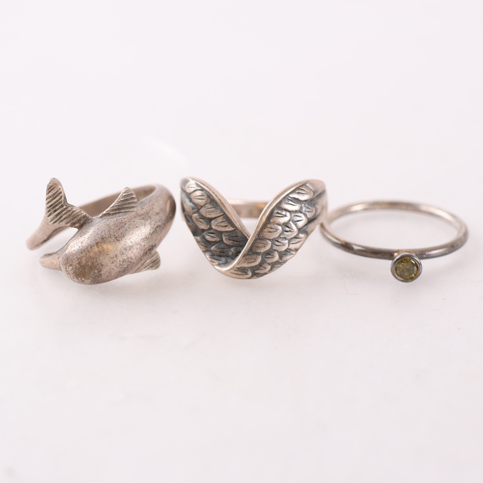 Silverringar, 3st, brv: 11.8g