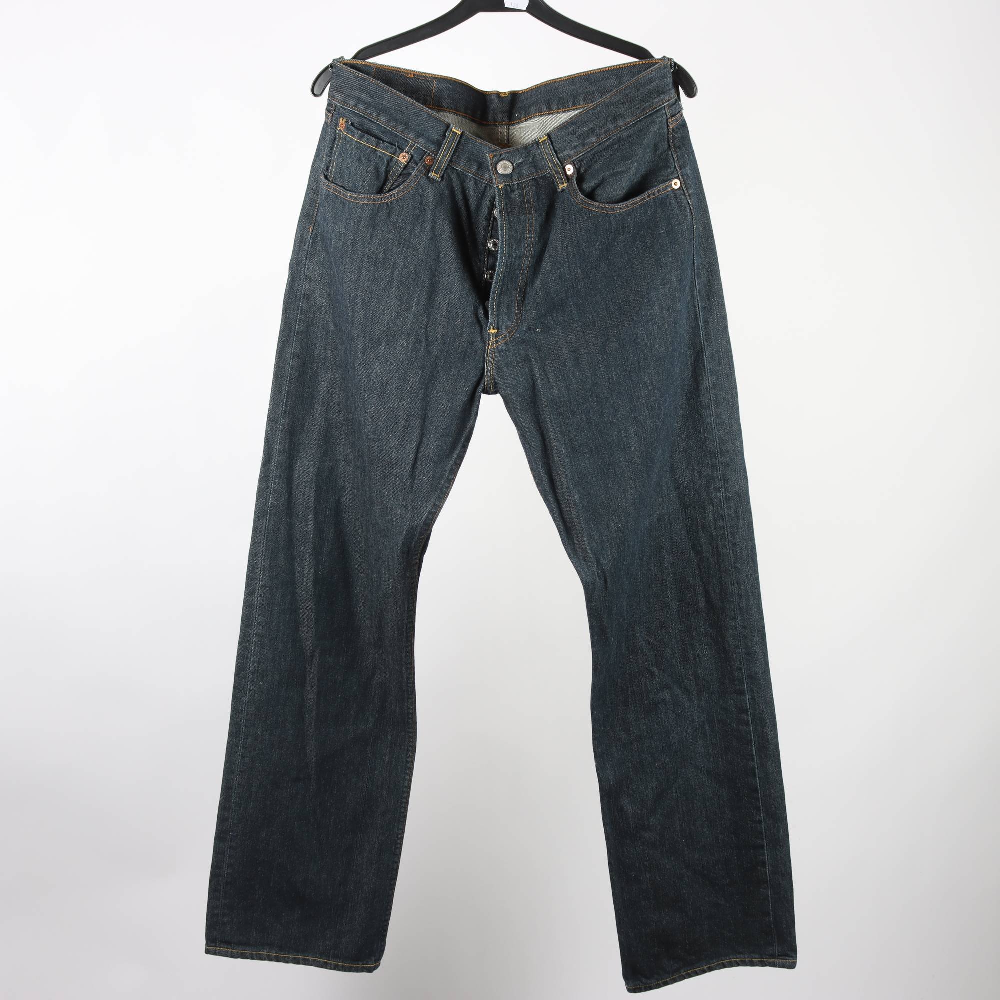Jeans, Levis 501, blå, stl. W33 L34