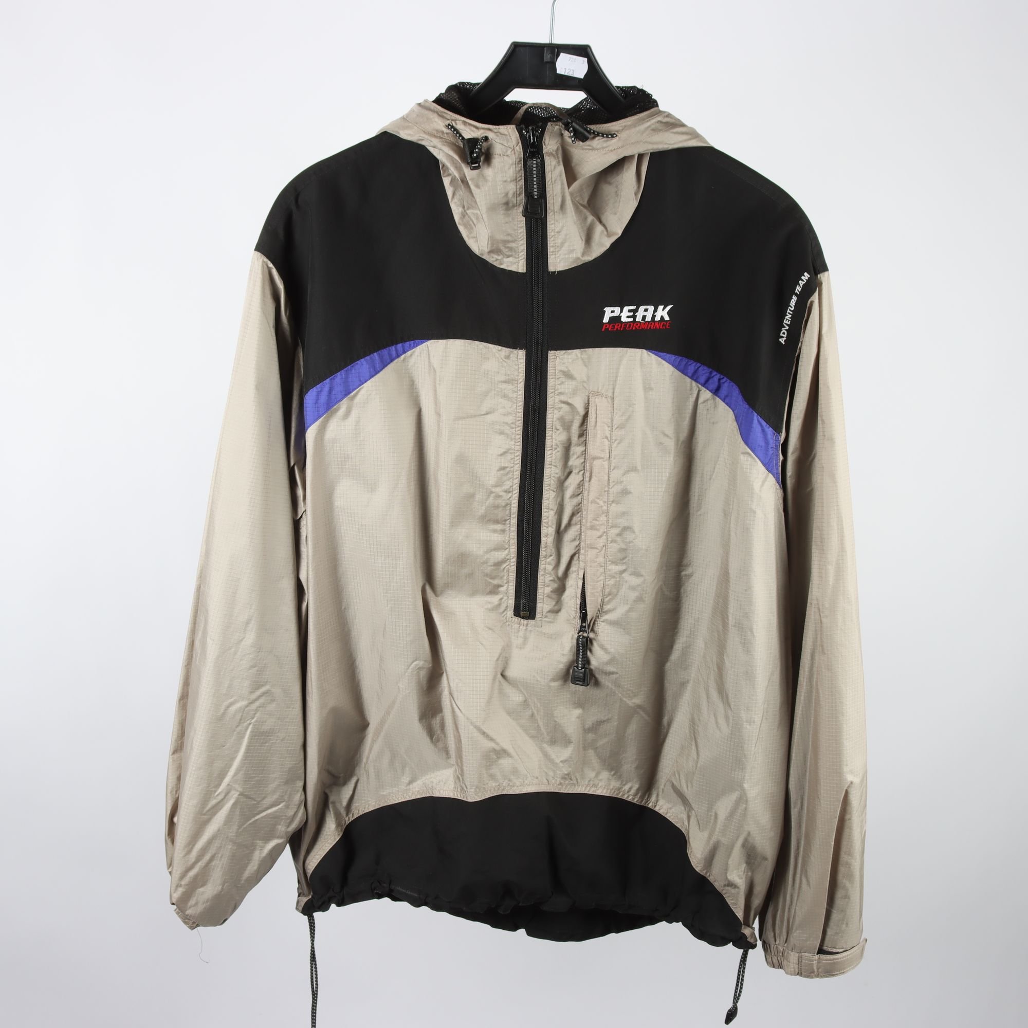 Anorak, PeakPerformance, beige, svart, stl. L