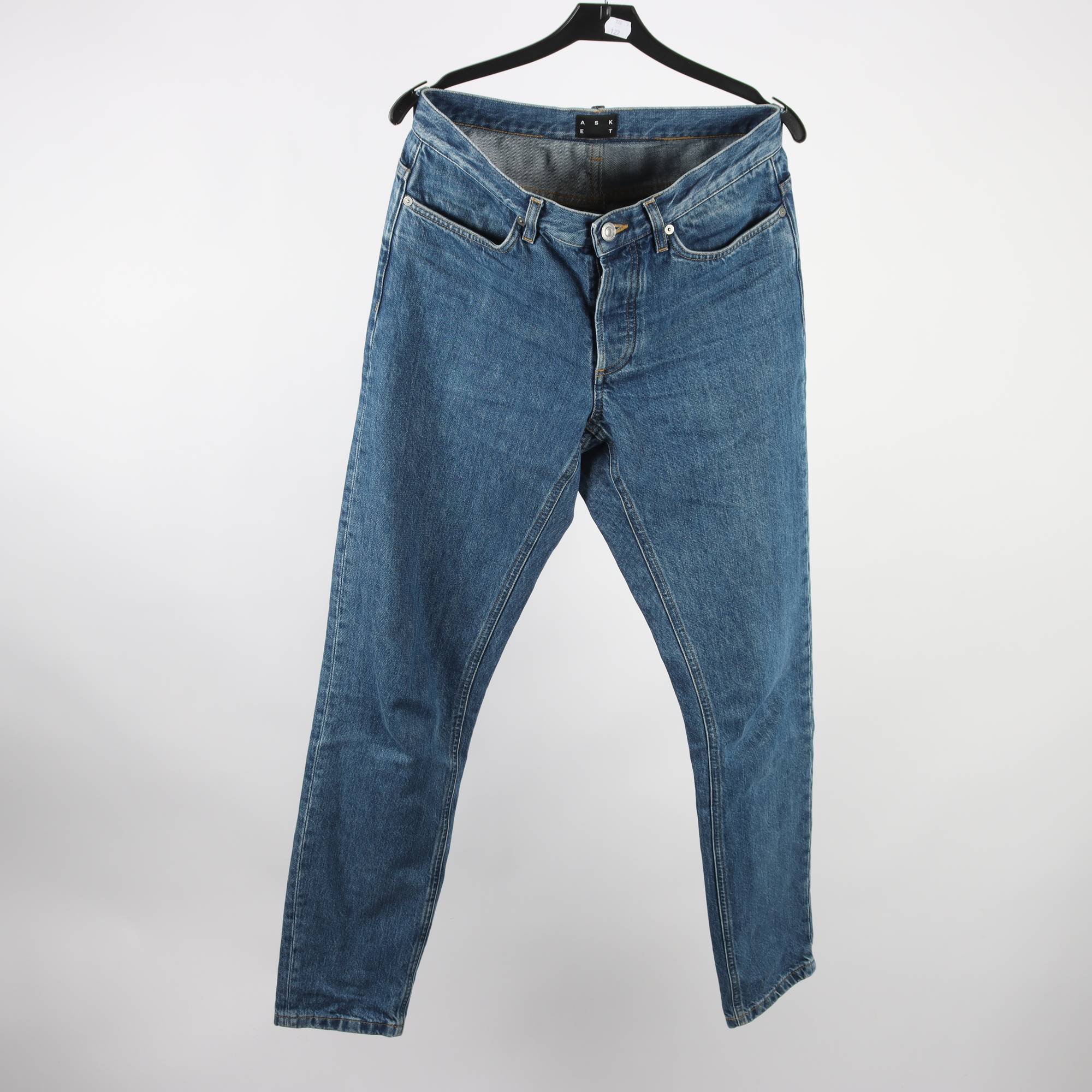 Jeans, ASKET, blå, stl. W30 L32