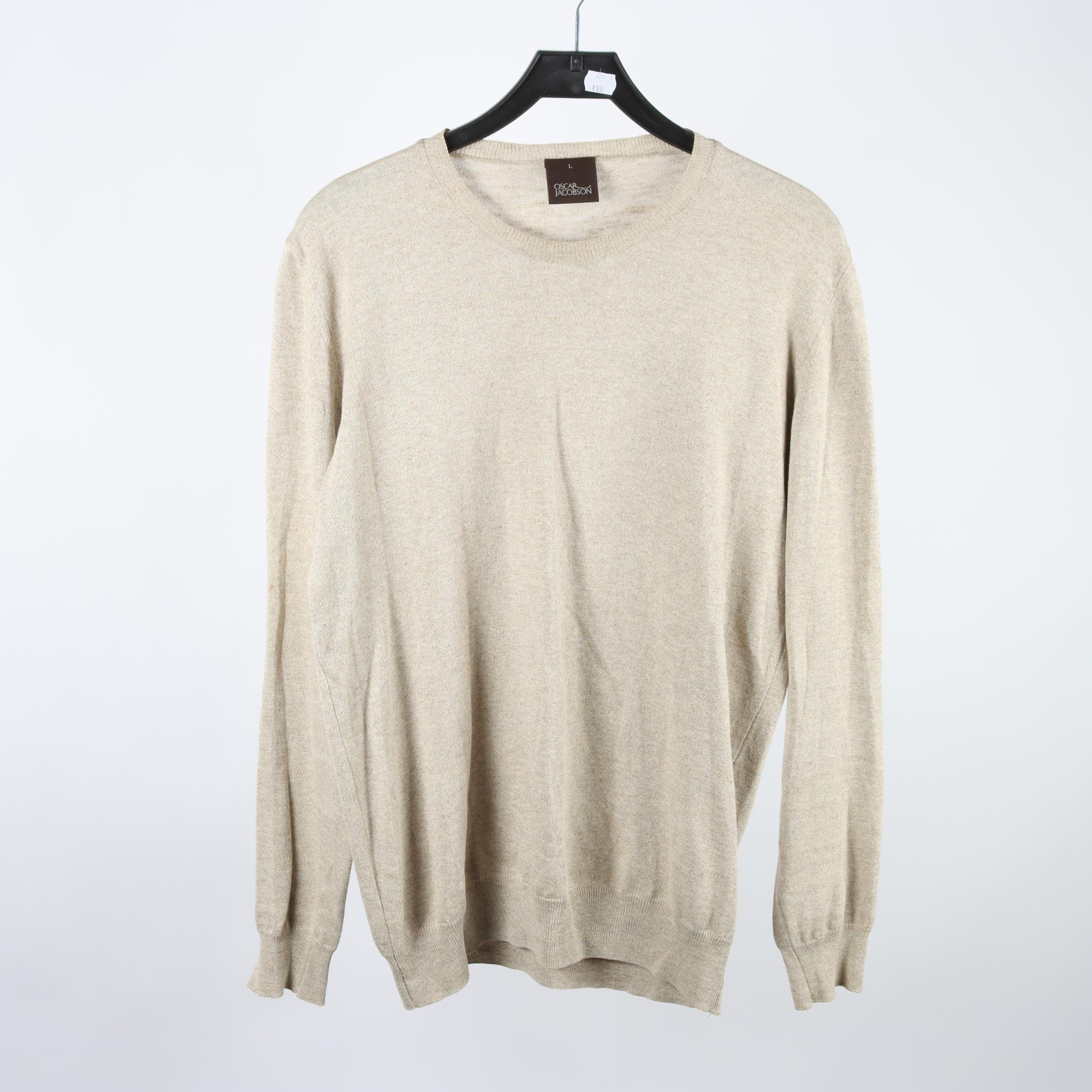 Tröja, Oscar Jacobson, beige, stl. L