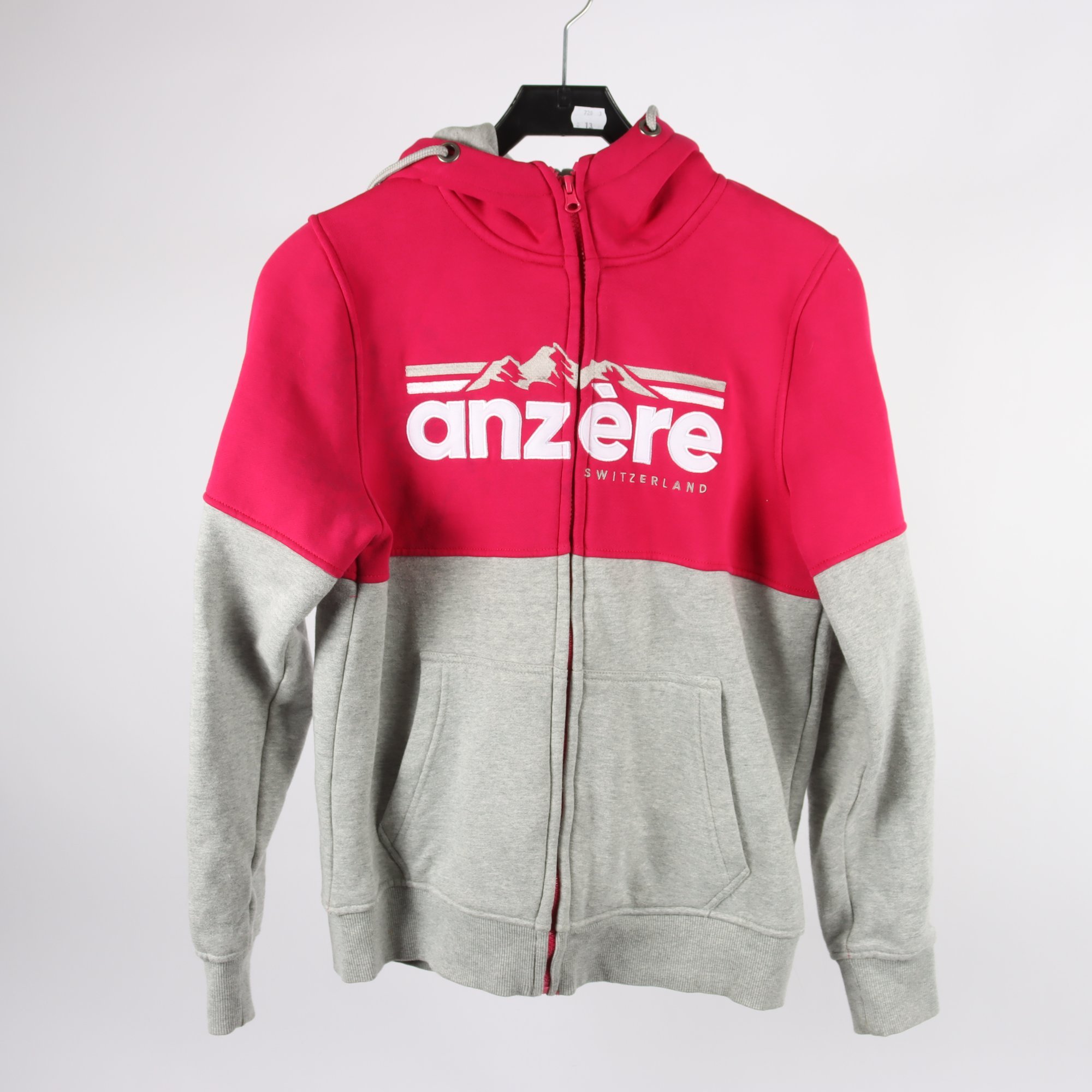 Hoodie, Crazy Corner Sports, rosa, grå, stl. M