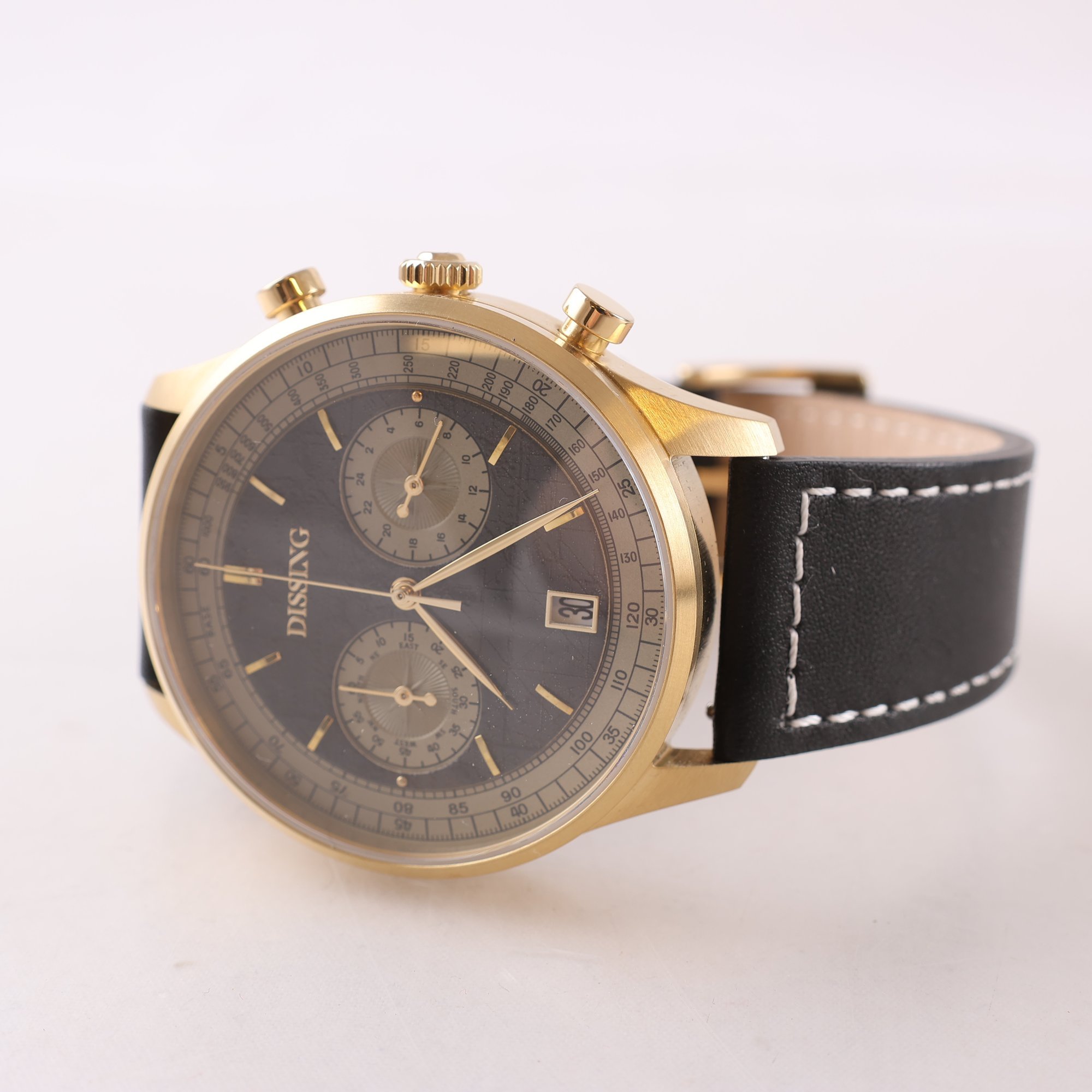 Armbandsur, stål, Dissing, kronograf, datum, quartz