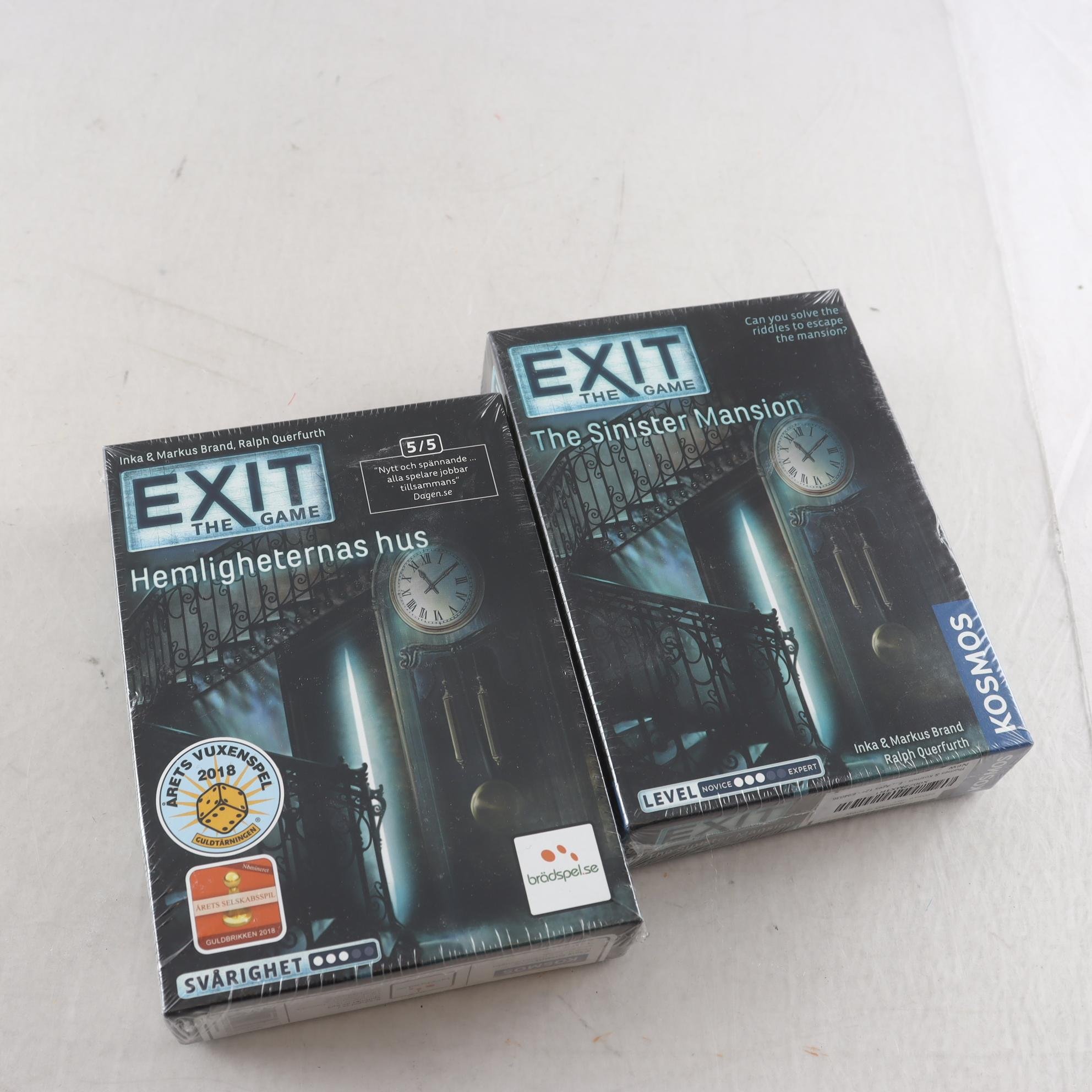 Spel, Exit the game, 2 pkt.
