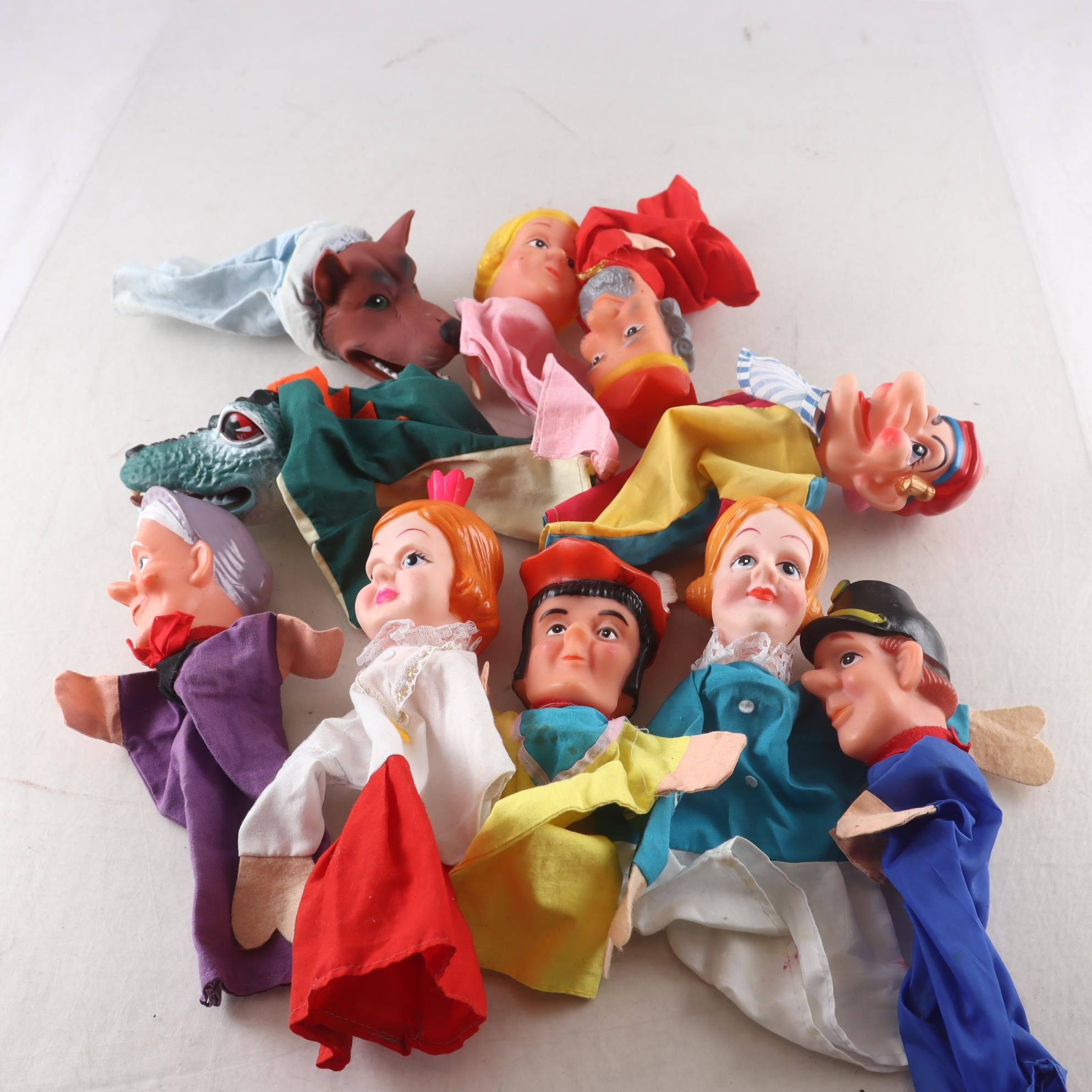 Dockor, Teaterdockor, blandat.