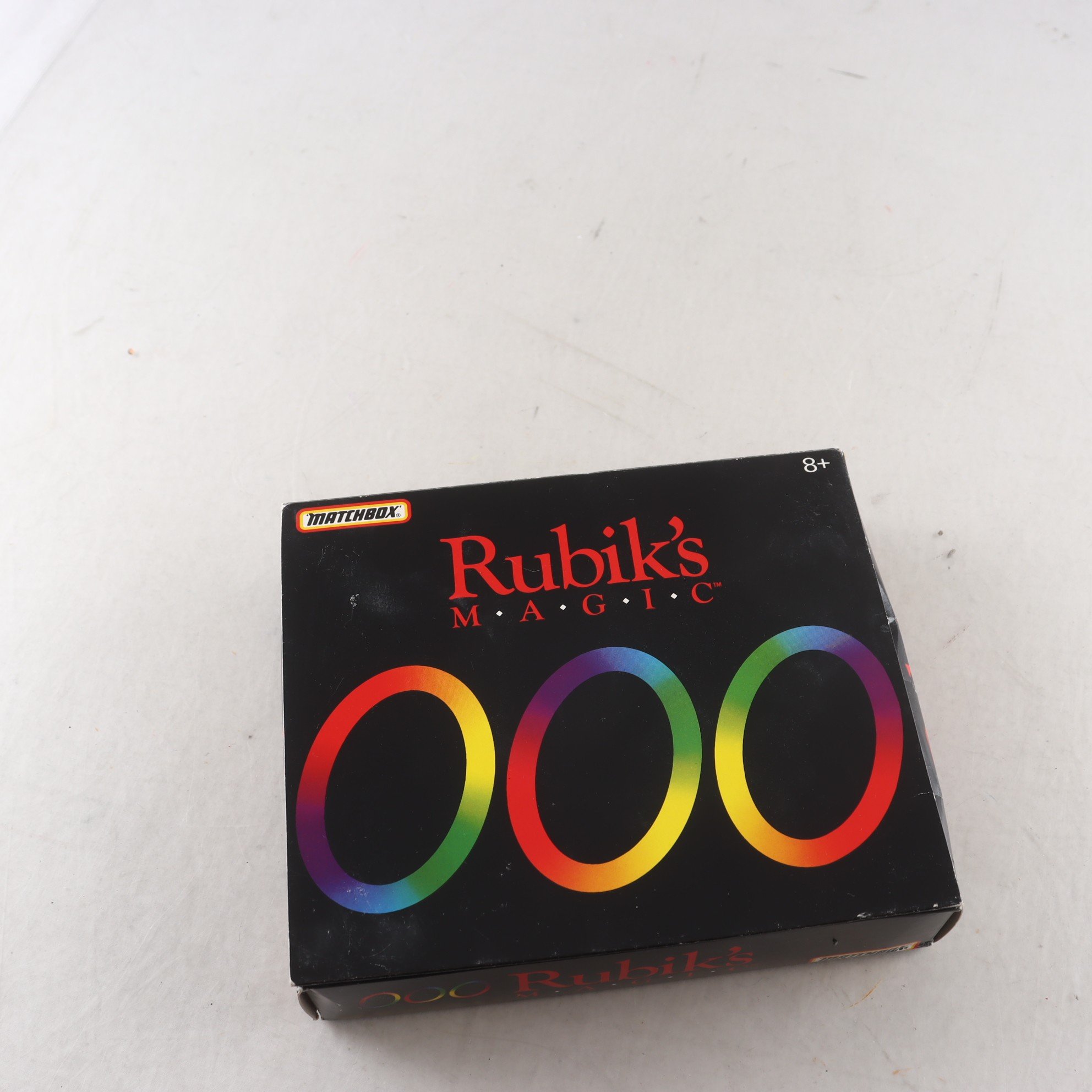 Spel, Rubiks magic, matchbox, retro.