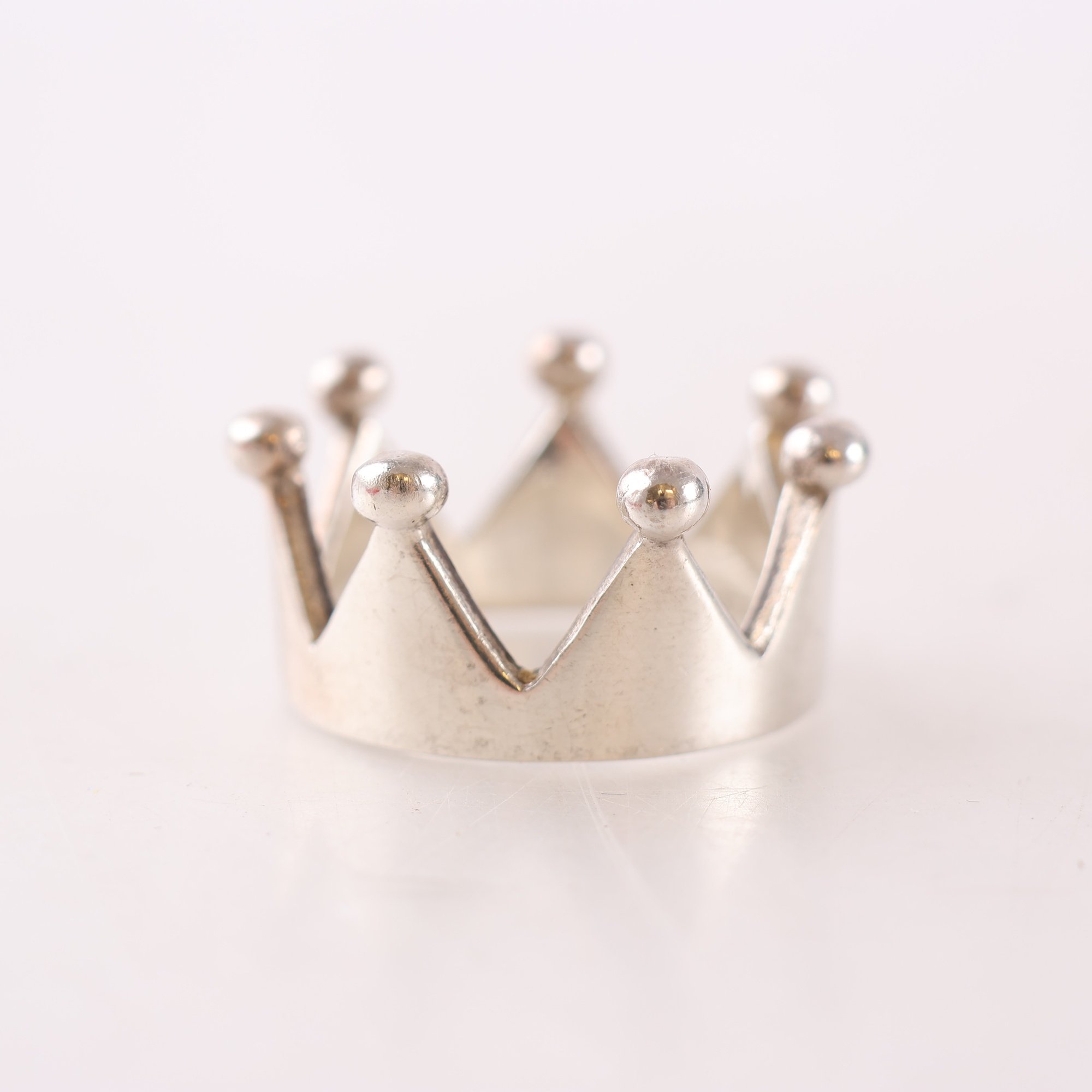 Ring, silver 925, krona, vikt: 8.7g