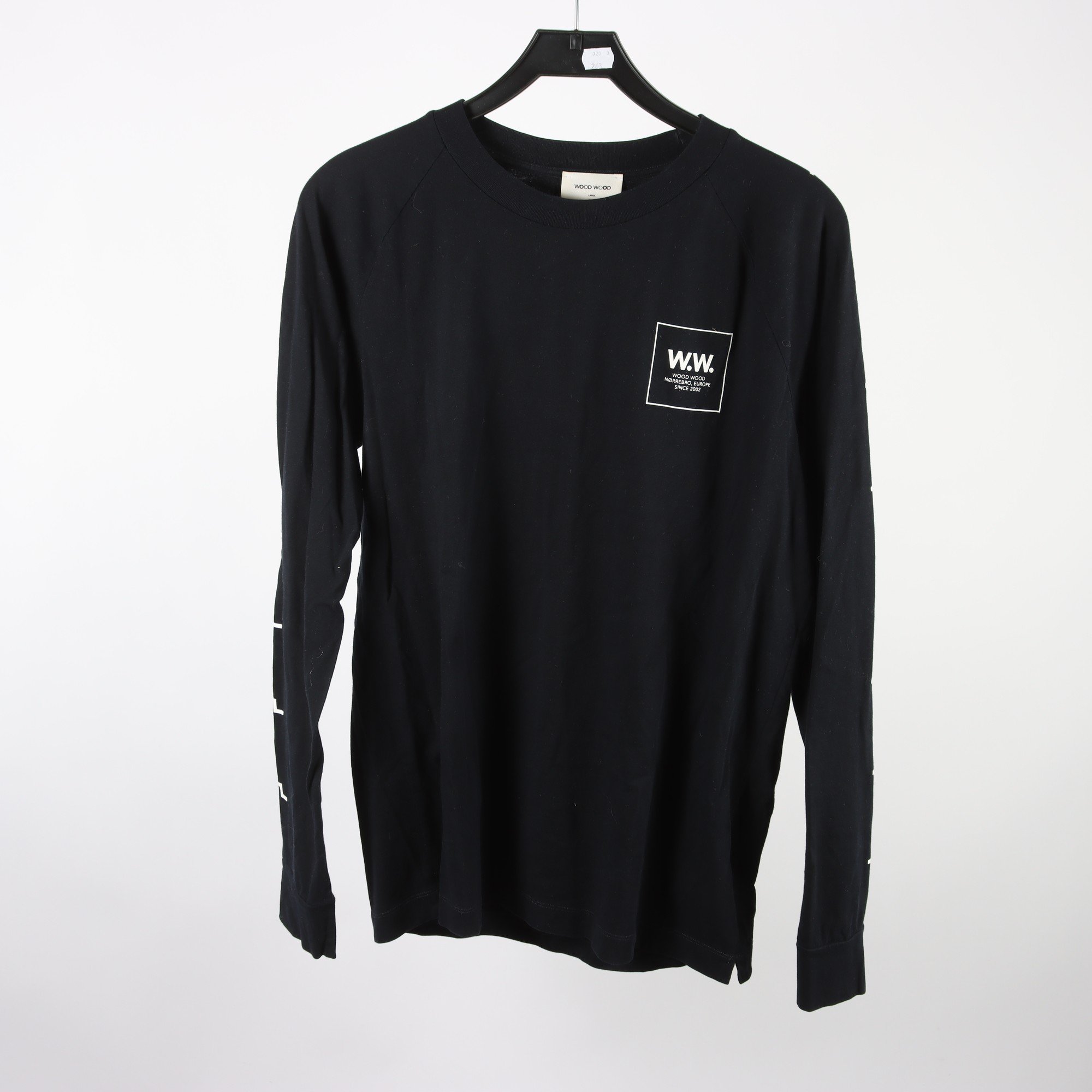 Tröja, Wood Wood, svart, stl. L