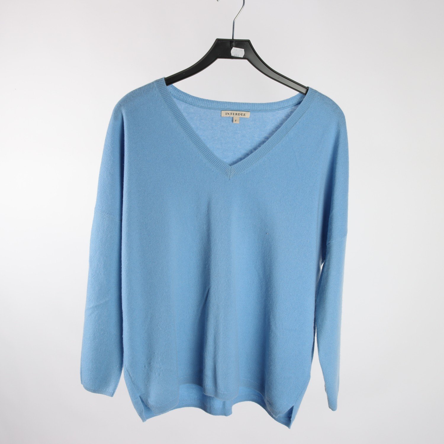 Tröja, Interdee, blå, cashmere, stl. M.