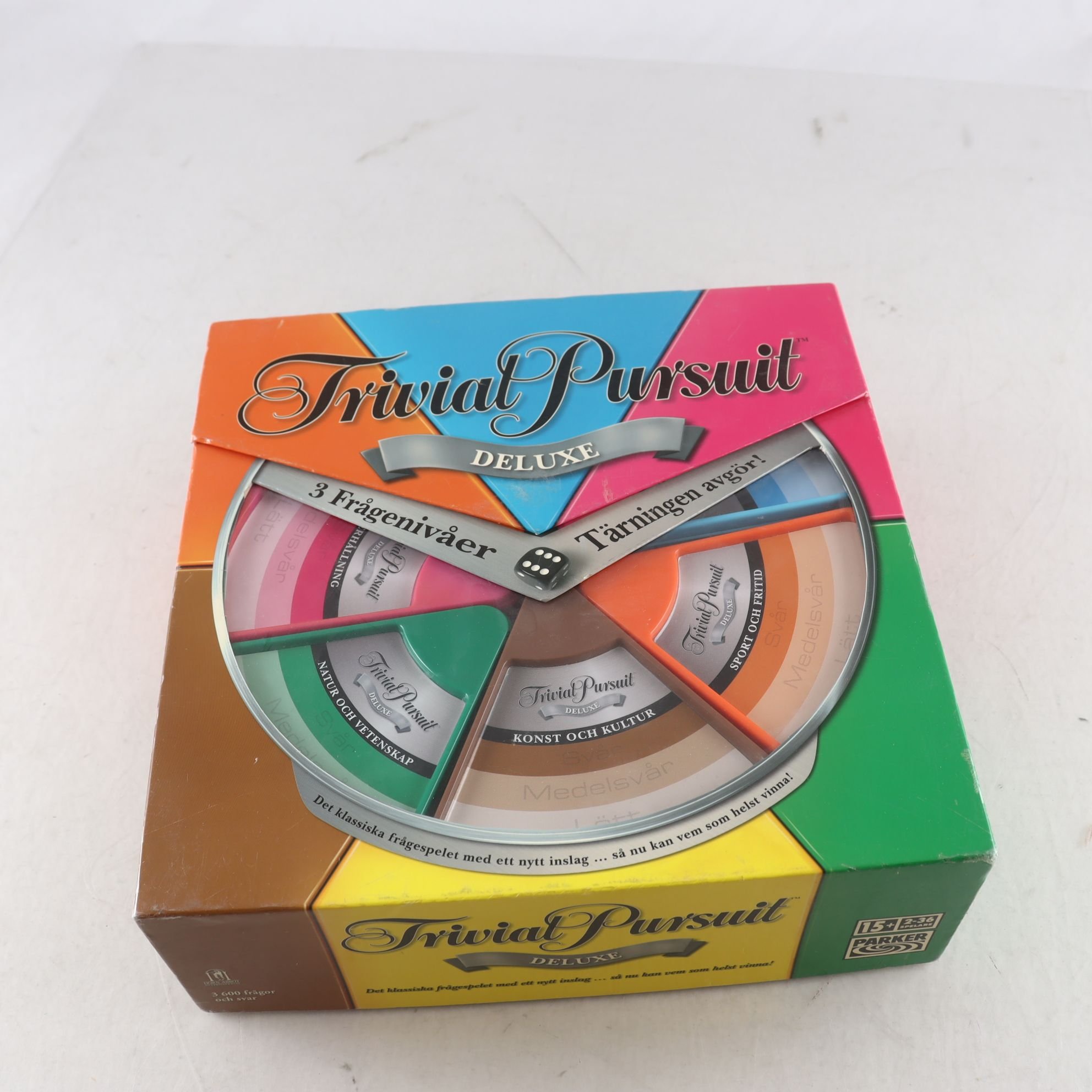 Spel, Trivial pursuit, deluxe, parker.