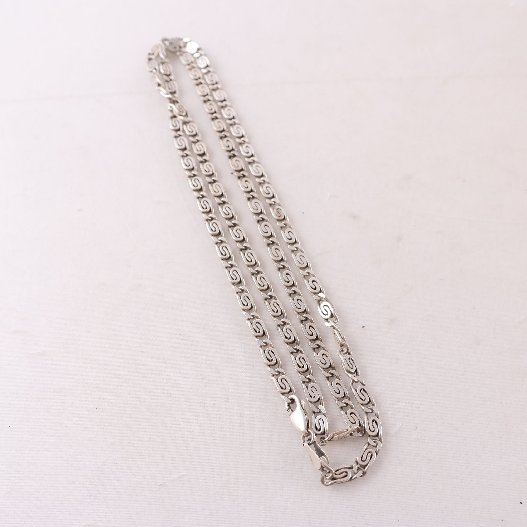 Halsband, länk, silver 925, vikt: 28.9g