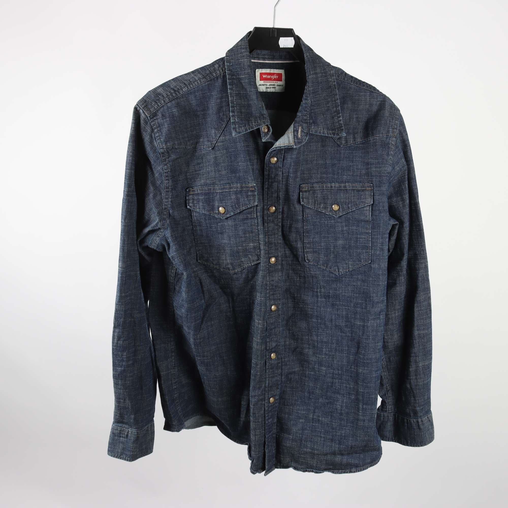 Jeansskjorta, Wrangler, blå, stl. L