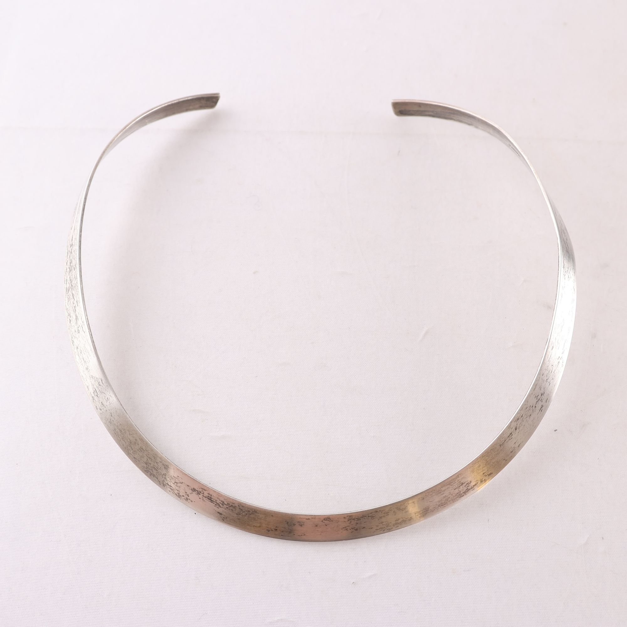 Halsring, silver 925, vintage, vikt: 33g