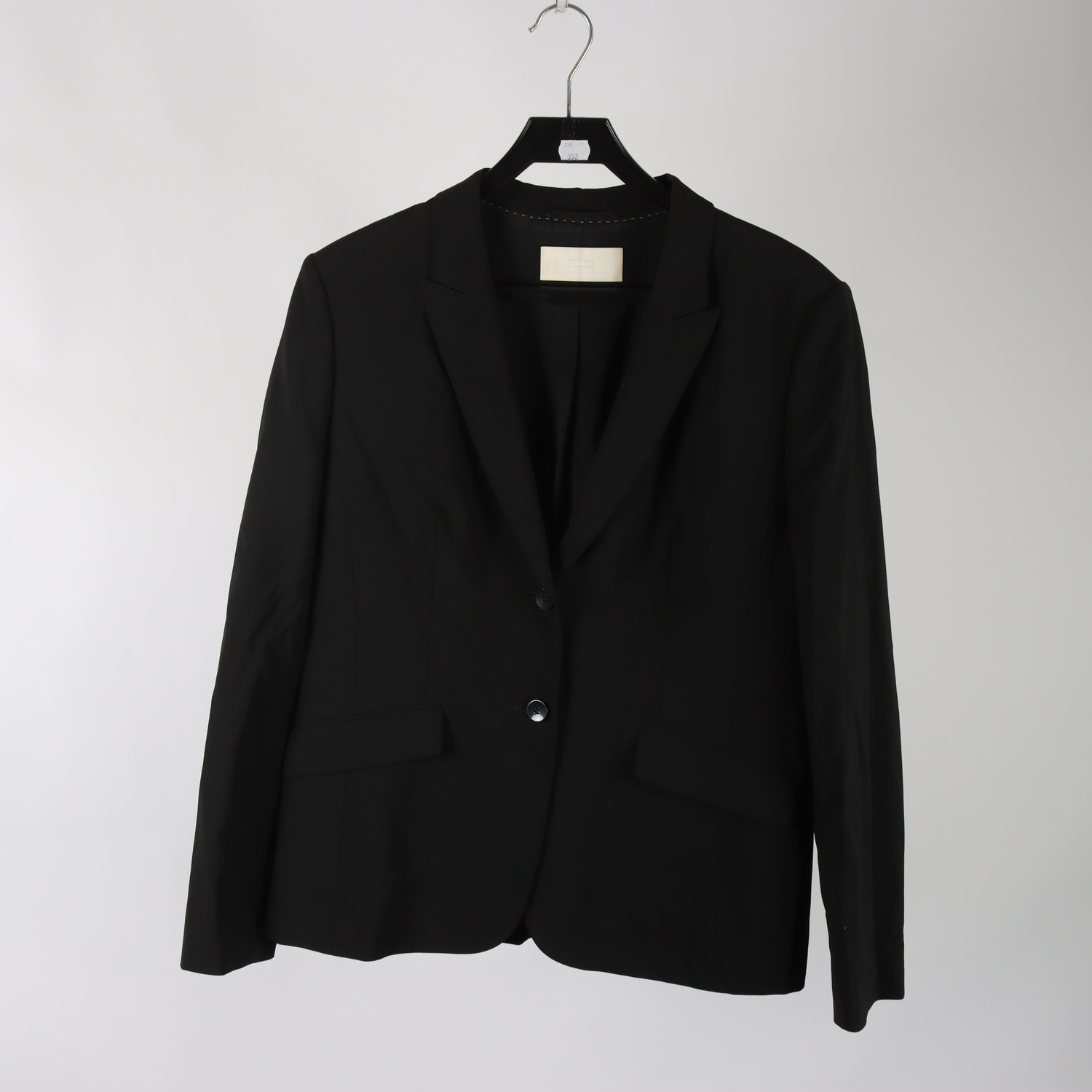 Kavaj, Hugo Boss, svart, ullmix, stl. 42.