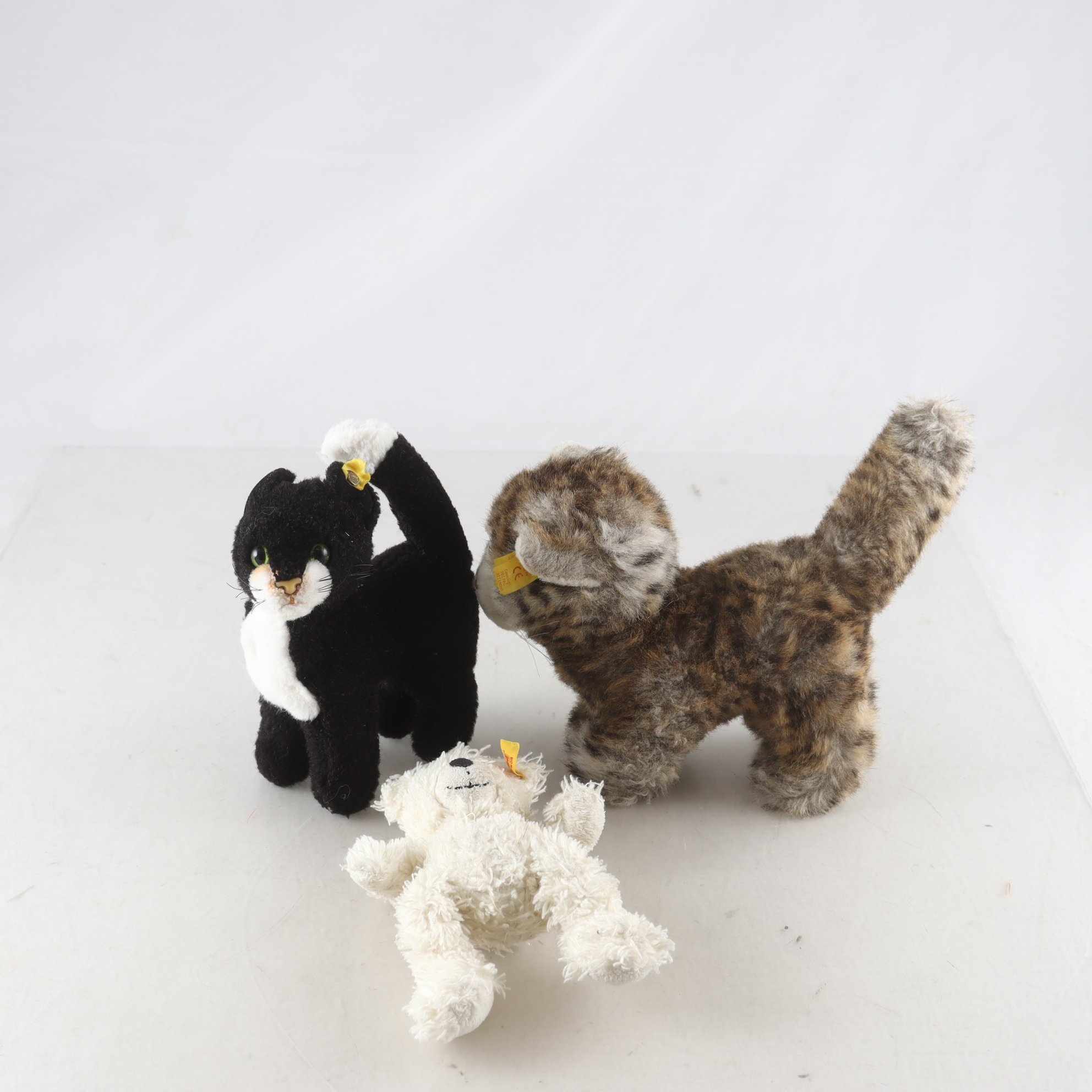 Mjukisdjur, Steiff, 3st,blandat.