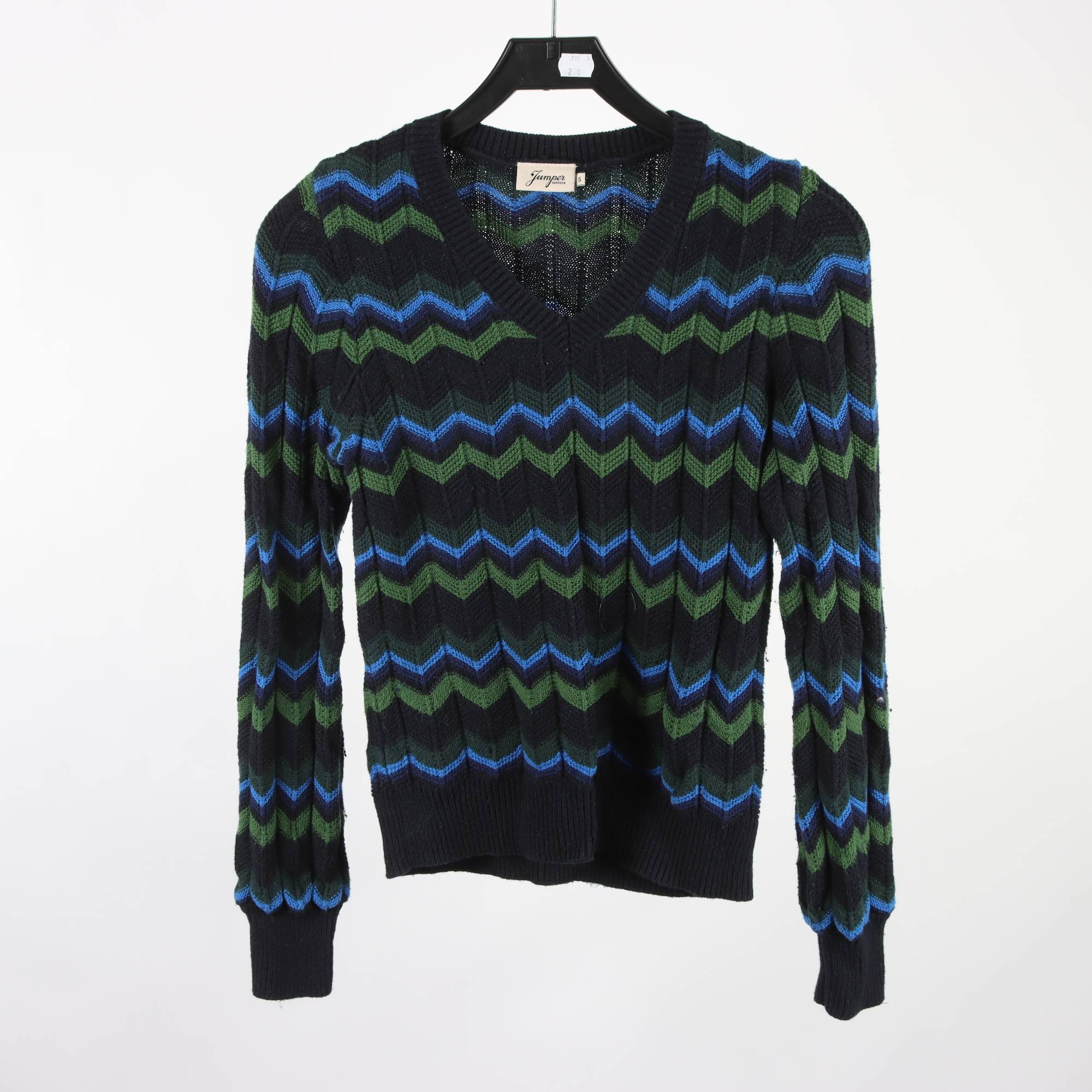 Tröja, Jumperfabriken, blå, grön, stl. S