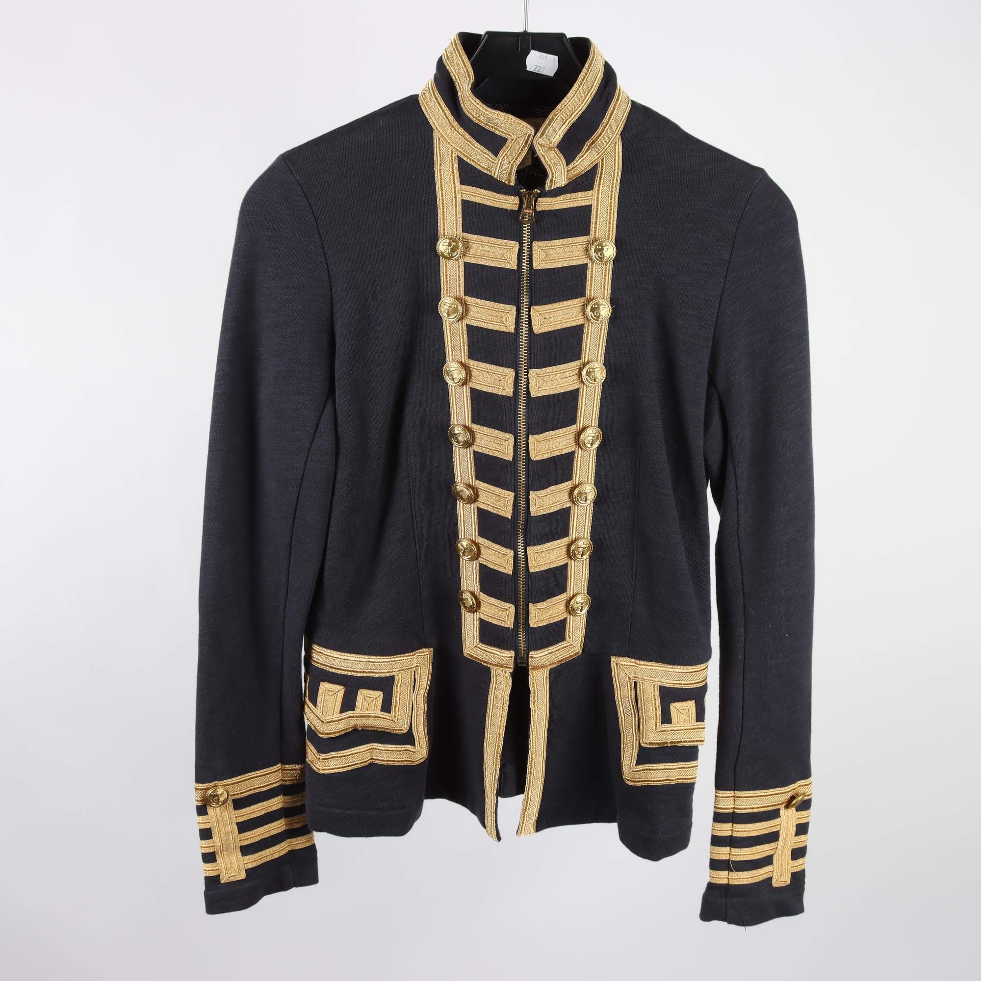 Tröja, Ralph Lauren, blå, guld, stl. M