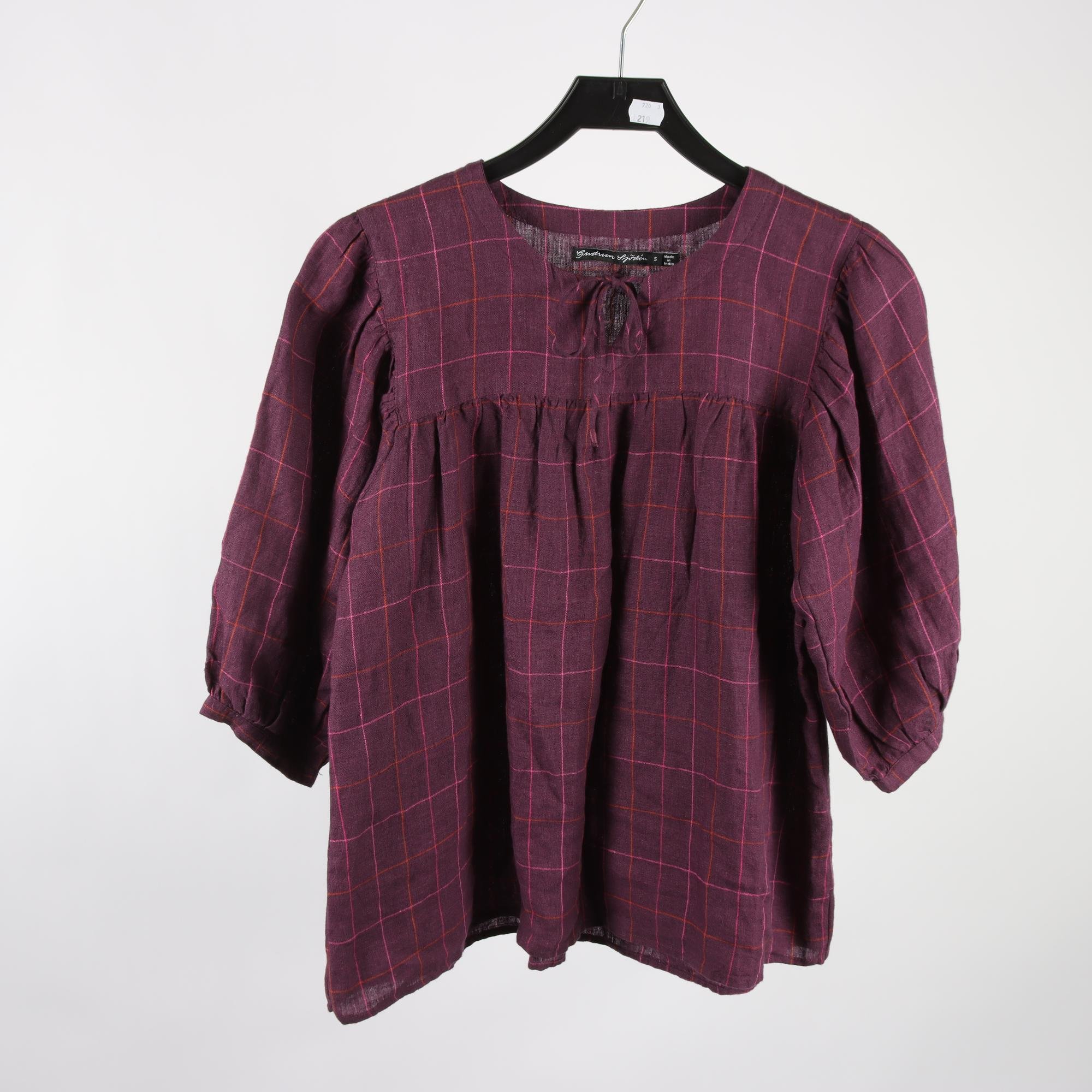 Blus, Gudrun Sjödèn, plommonlila, stl. S
