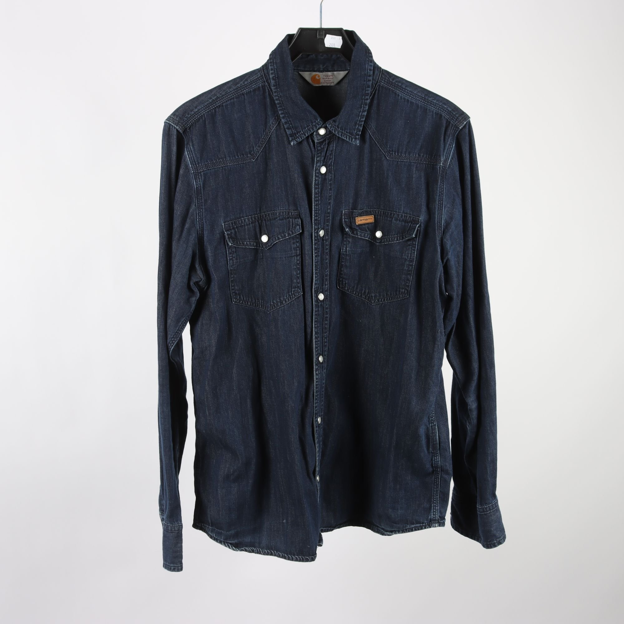 Jeansskjorta, Carthartt, blå, stl. L