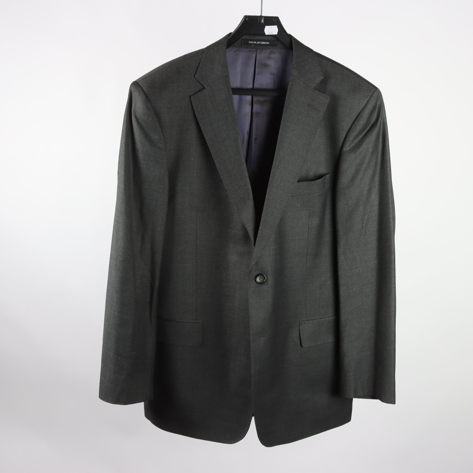 Kavaj, Oscar Jacobson, grå, stl. 52