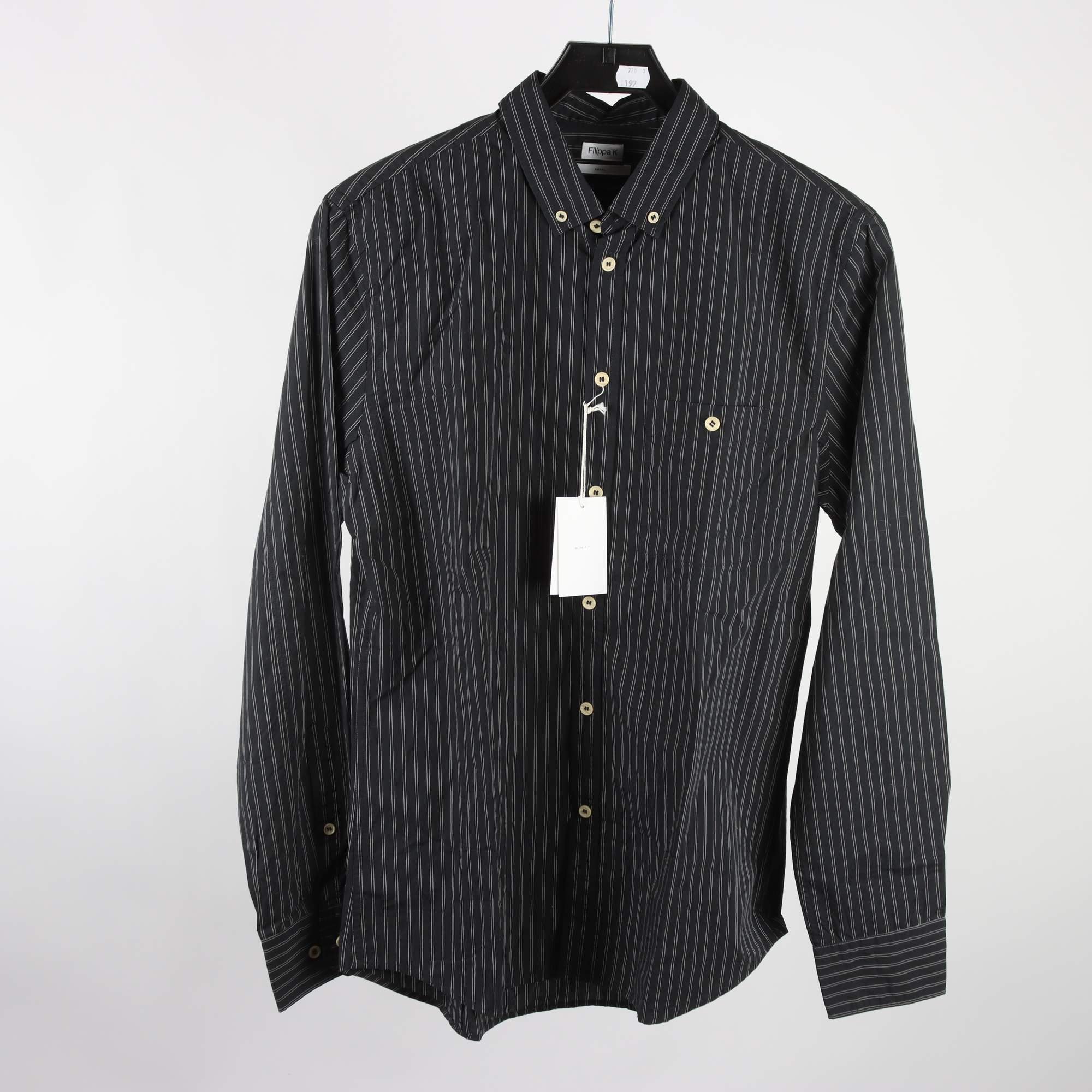 Skjorta, Filippa K, blå, vit, randig, stl. S