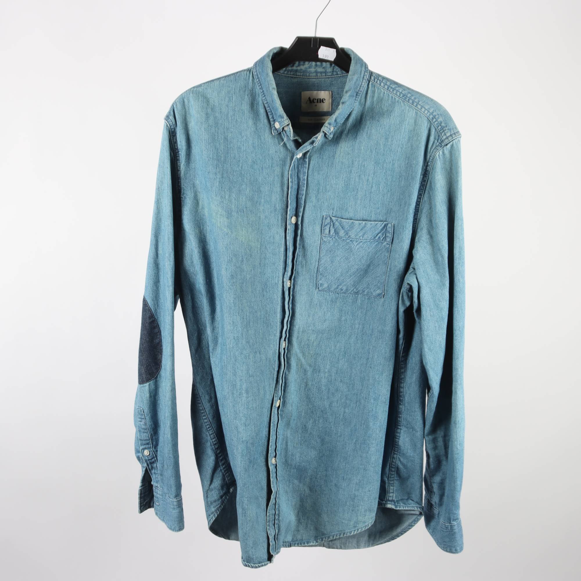 Jeansskjorta, Acne, blå, stl. 48
