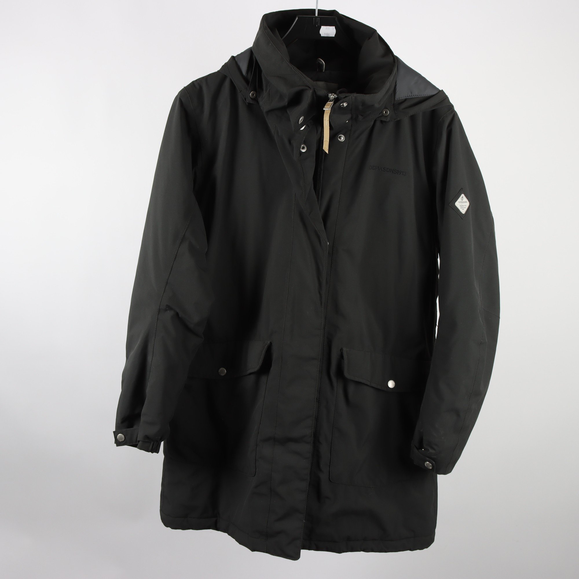 Jacka, Didriksons, svart, stl. 42