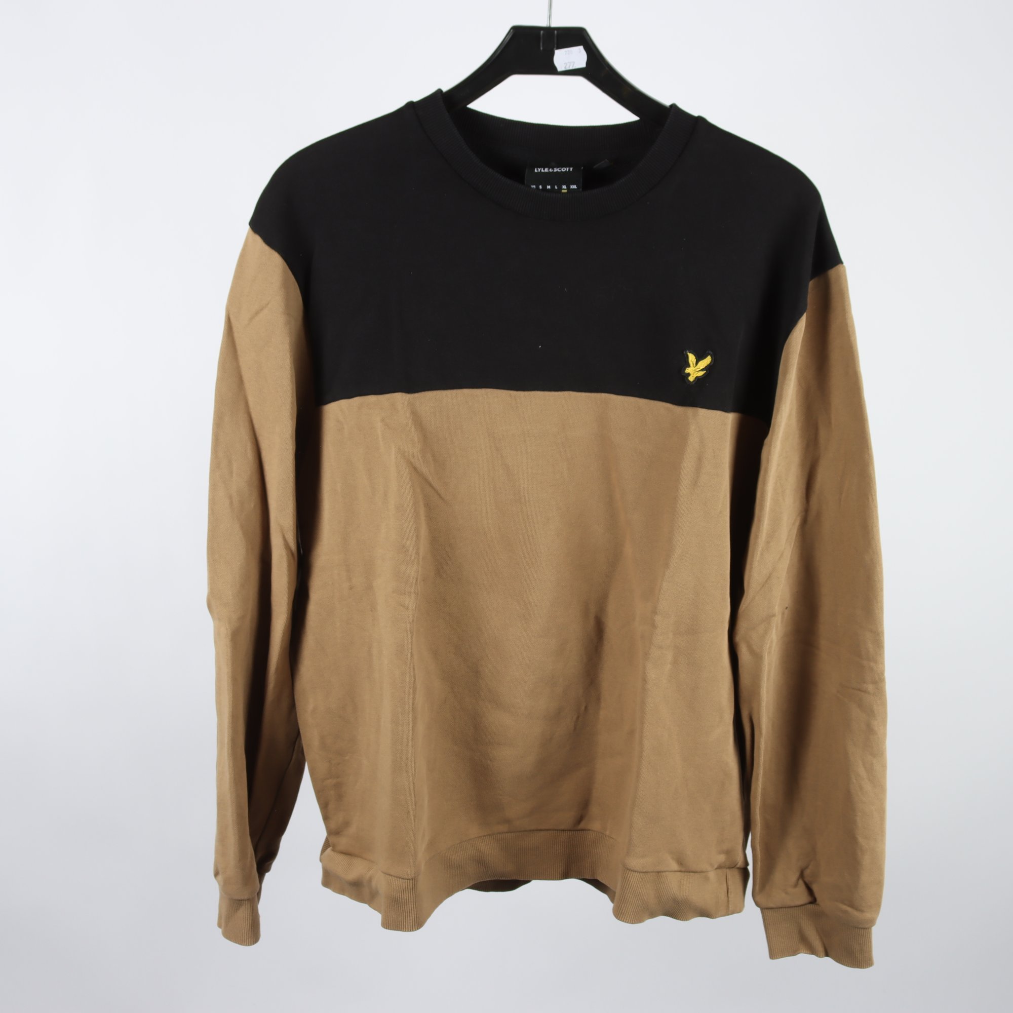 Sweatshirt, Lyle & Scott, brun, svart, stl. XL
