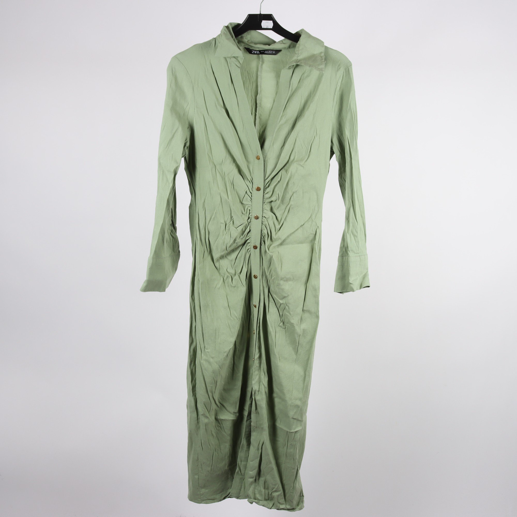 Klänning, Zara, grön, stl. M