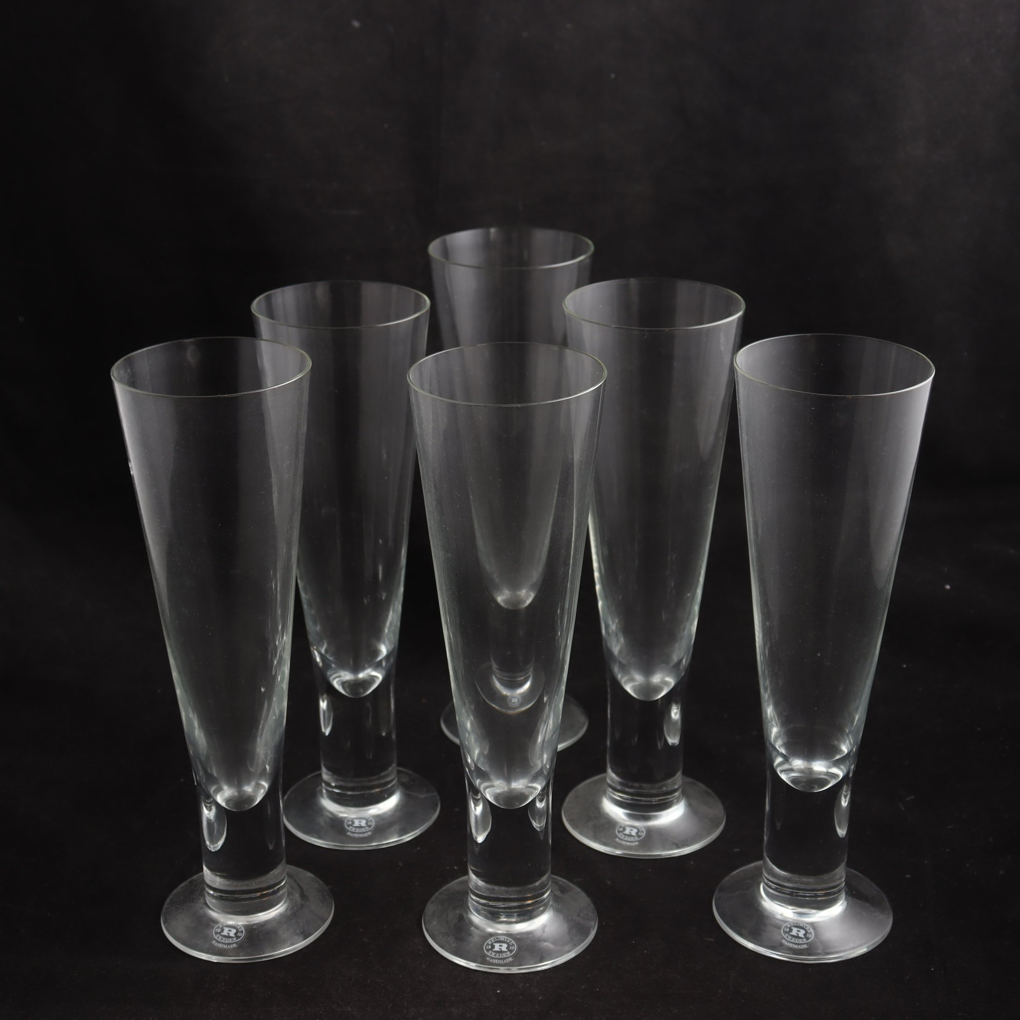 Ölglas, Margareta Hennix, Reimyre glasbruk. Samfraktas ej.