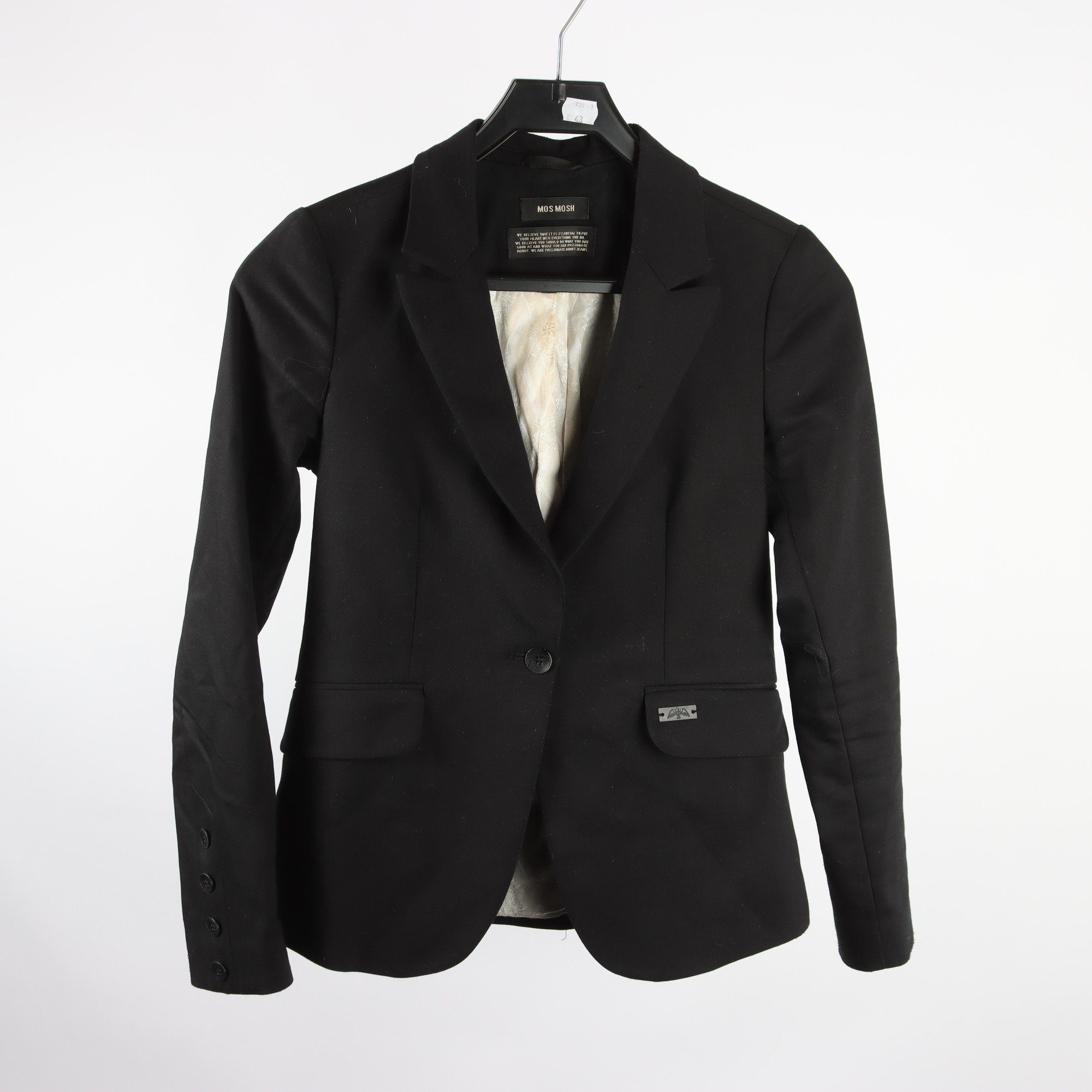 Kavaj, Mos Mosh, svart, stl. 34