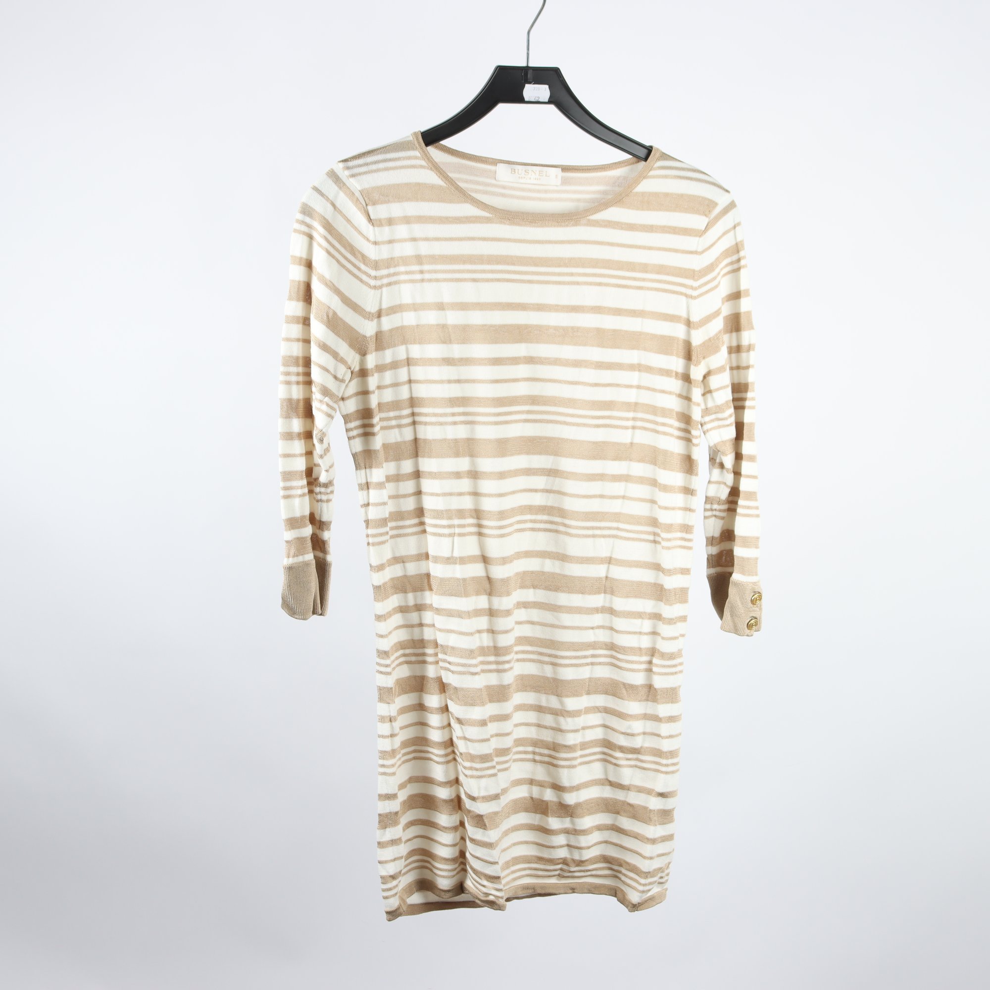 Klänning/tröja, Busne, vit, beige, stl. 38