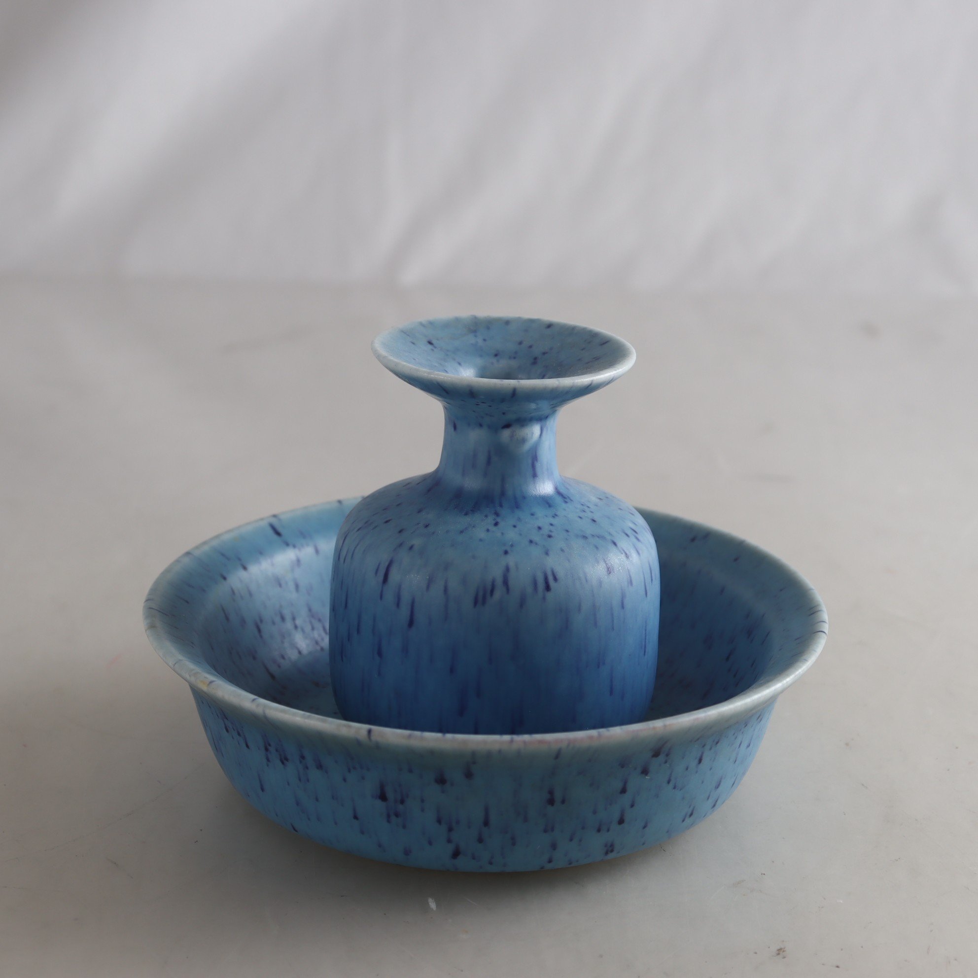 Vas, skål, Granola, Gunnar Nylund, Rörstrand, 1960