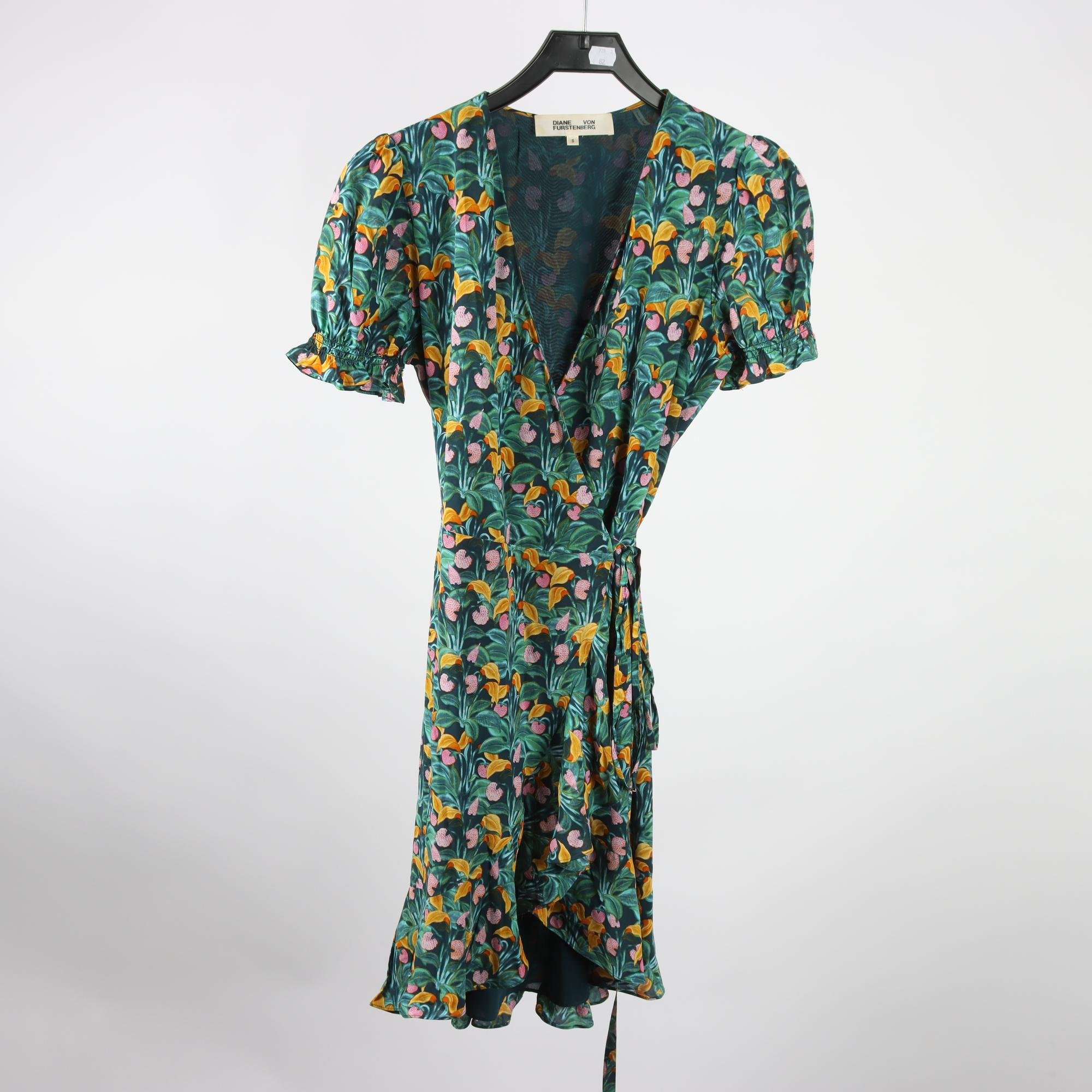 Klänning, Diane von Furtenberg, mönstrad, stl. S