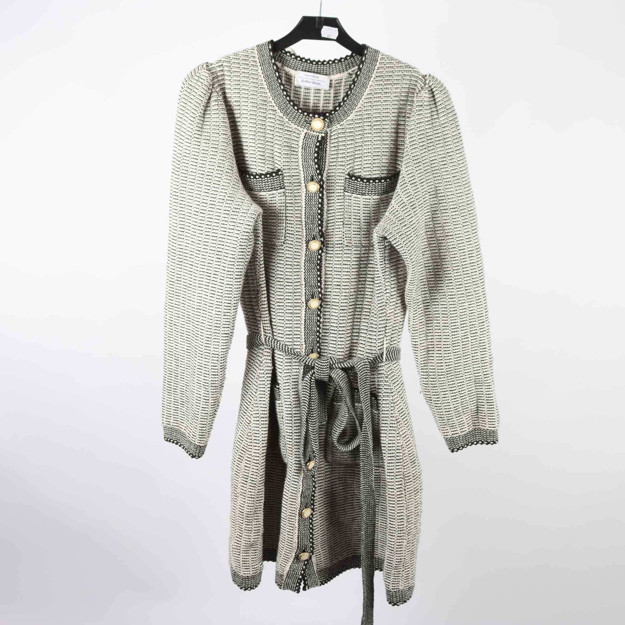 Kofta, &Other Stories, svart, vit, stl ca. M