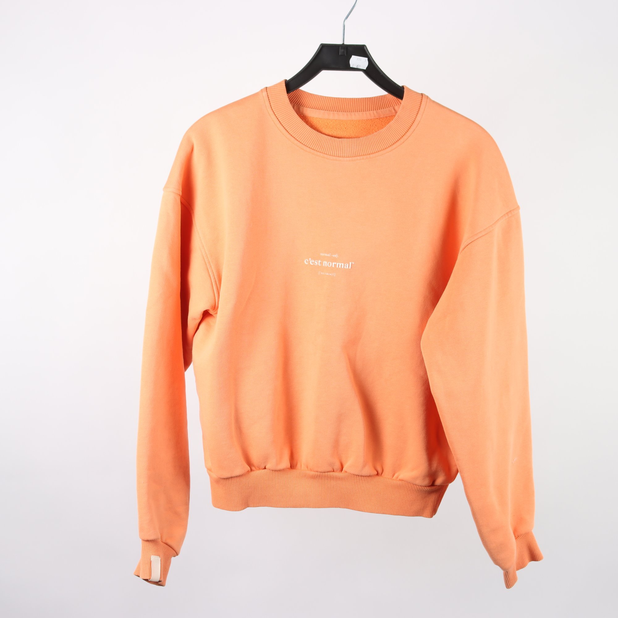Sweatshirt, Cèst Normal, aprikos, stl. S/M