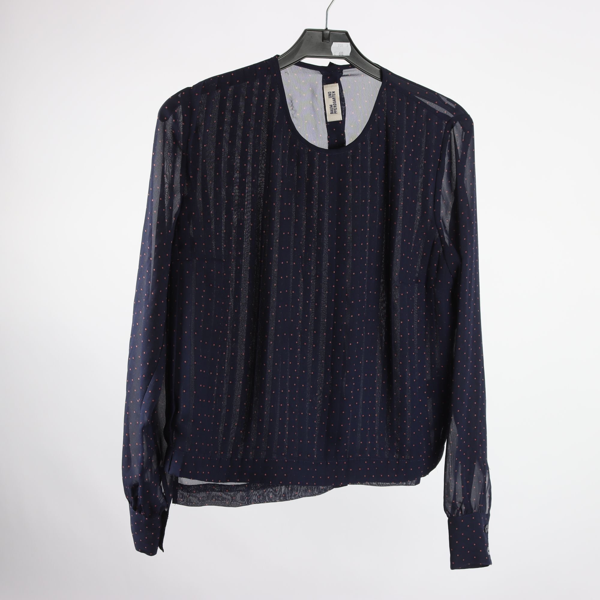 Blus, Baum Und Pferdgarten, blå, prickig, stl. 36